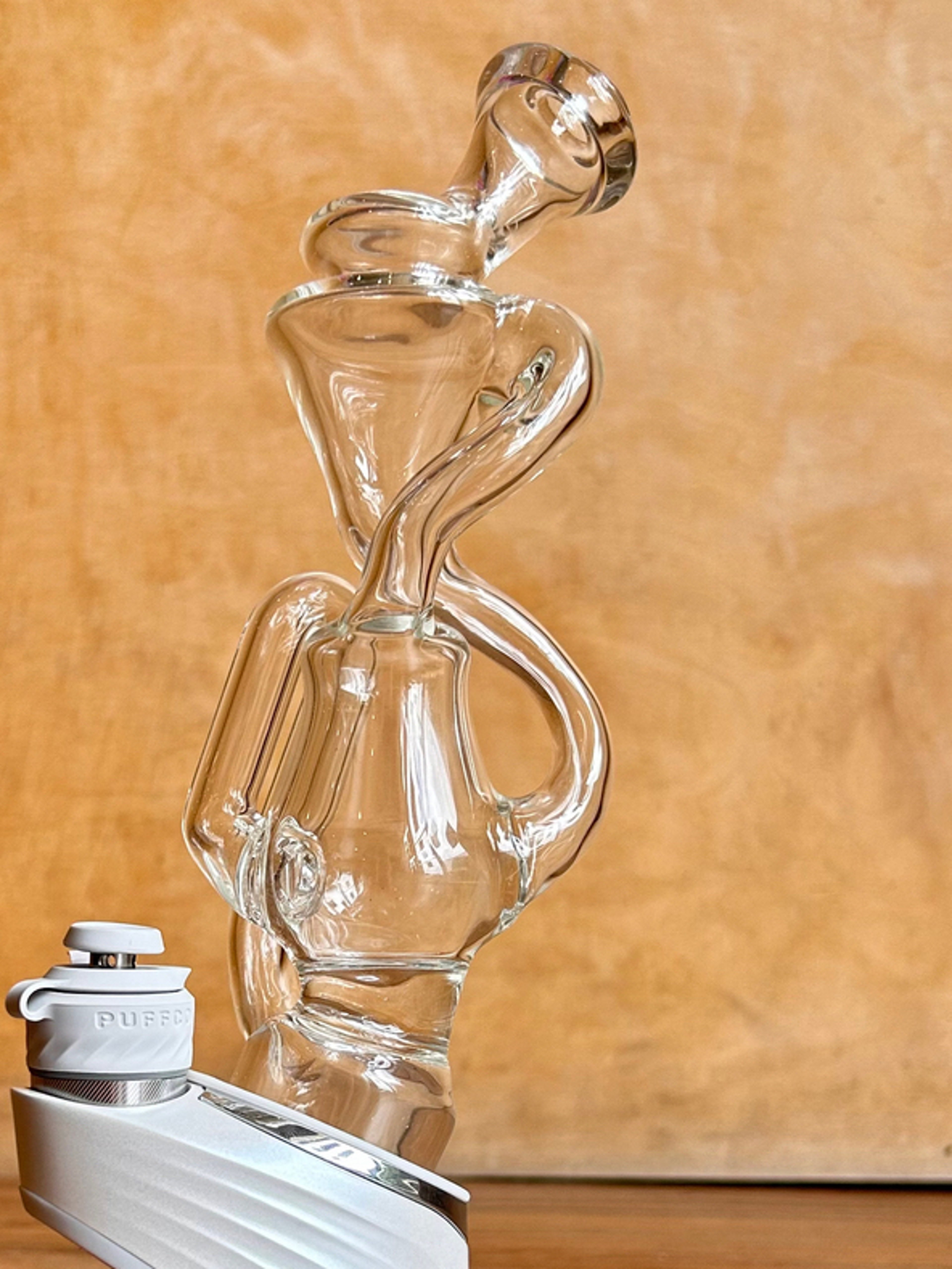 Preview pic of Whit V Clear Recyler Puffco Pro Attachment