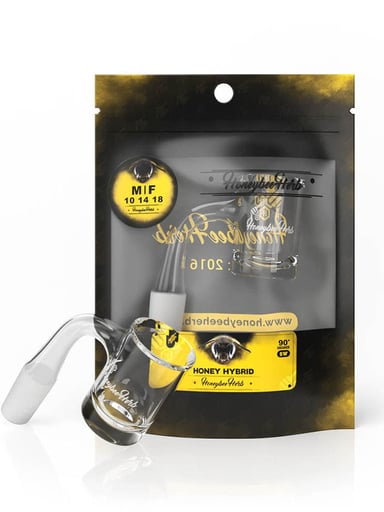 Preview pic of HONEY HYBRID QUARTZ BANGER - 90° DEGREE | BL