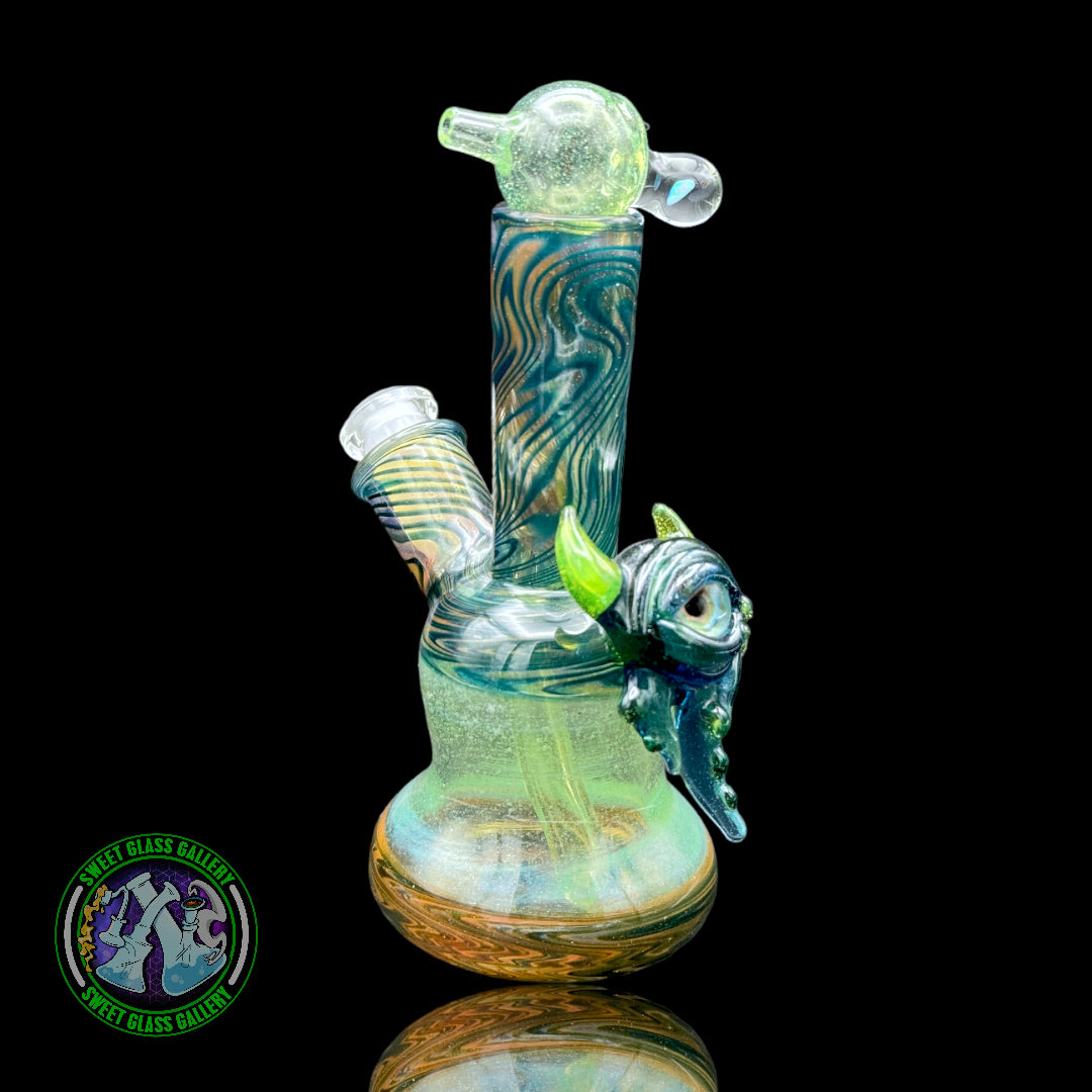 Preview pic of CPB Glass x Mazer 43 - Colab Traveler Rig w/ Matching Carb Cap