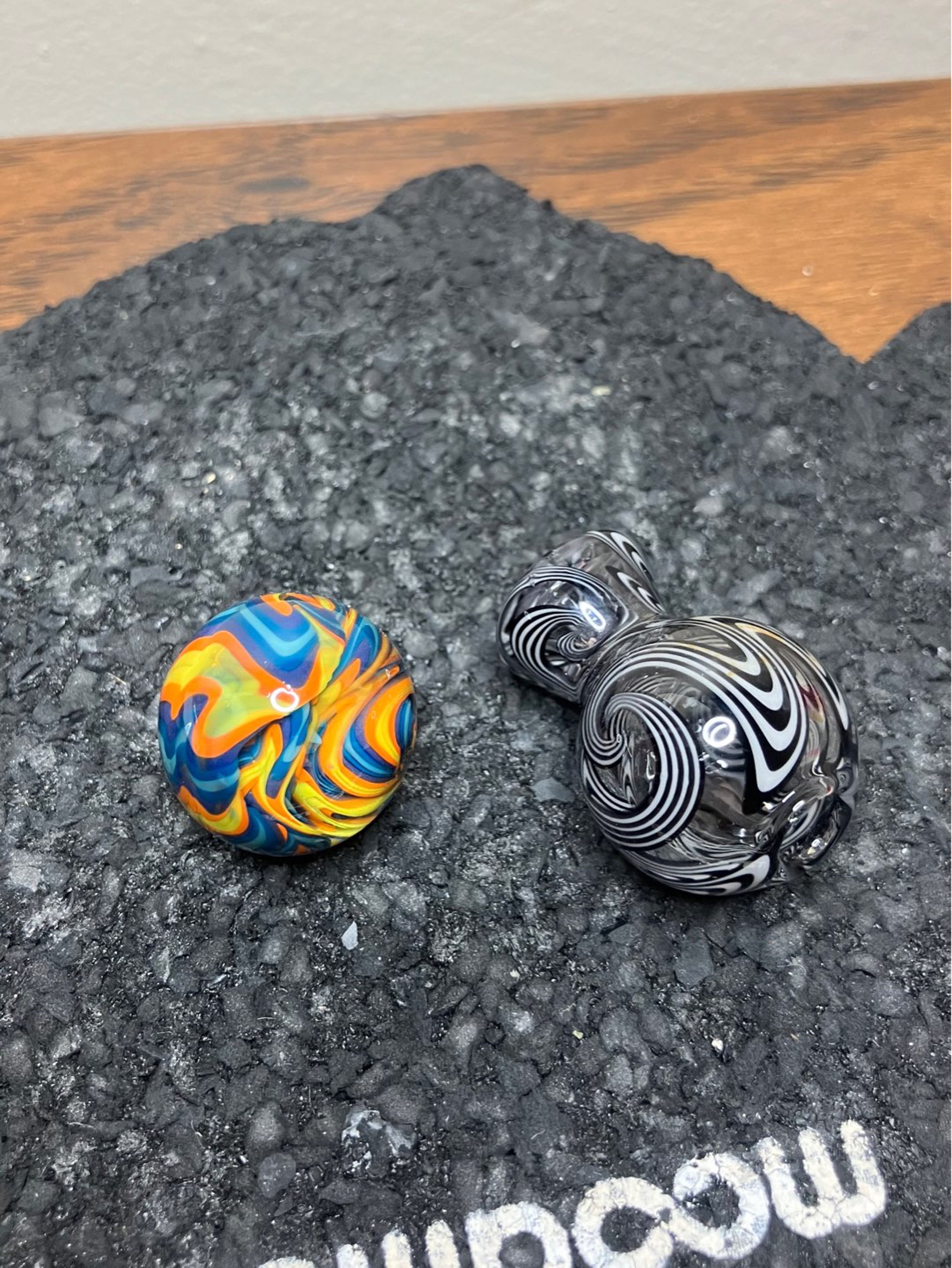 Preview pic of Craftsmithglass Marble and Bubble Cap