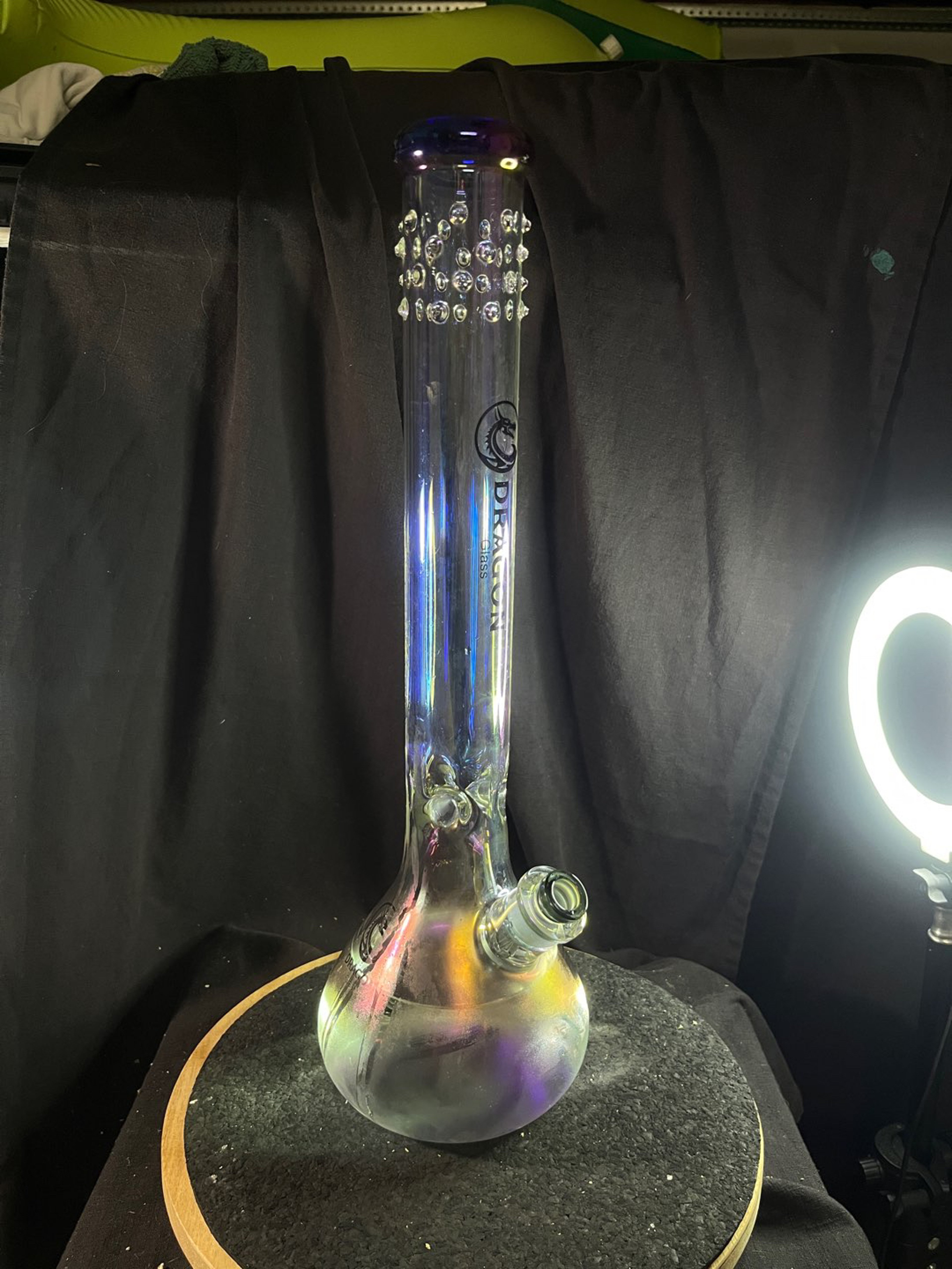 Dragon glass fumed 14 mm beaker image 0