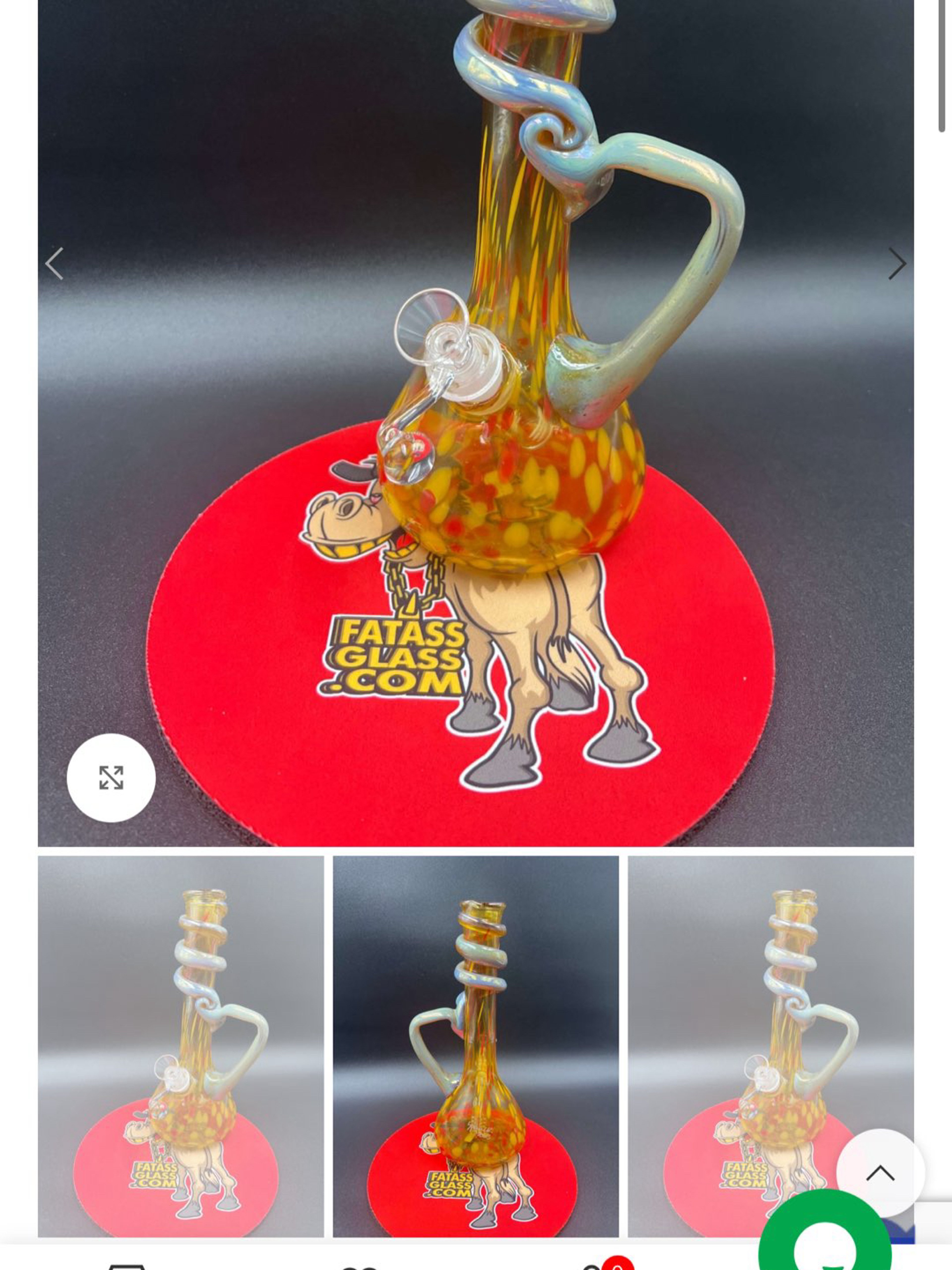 Preview pic of 10″ Special K Soft Glass Large Handle