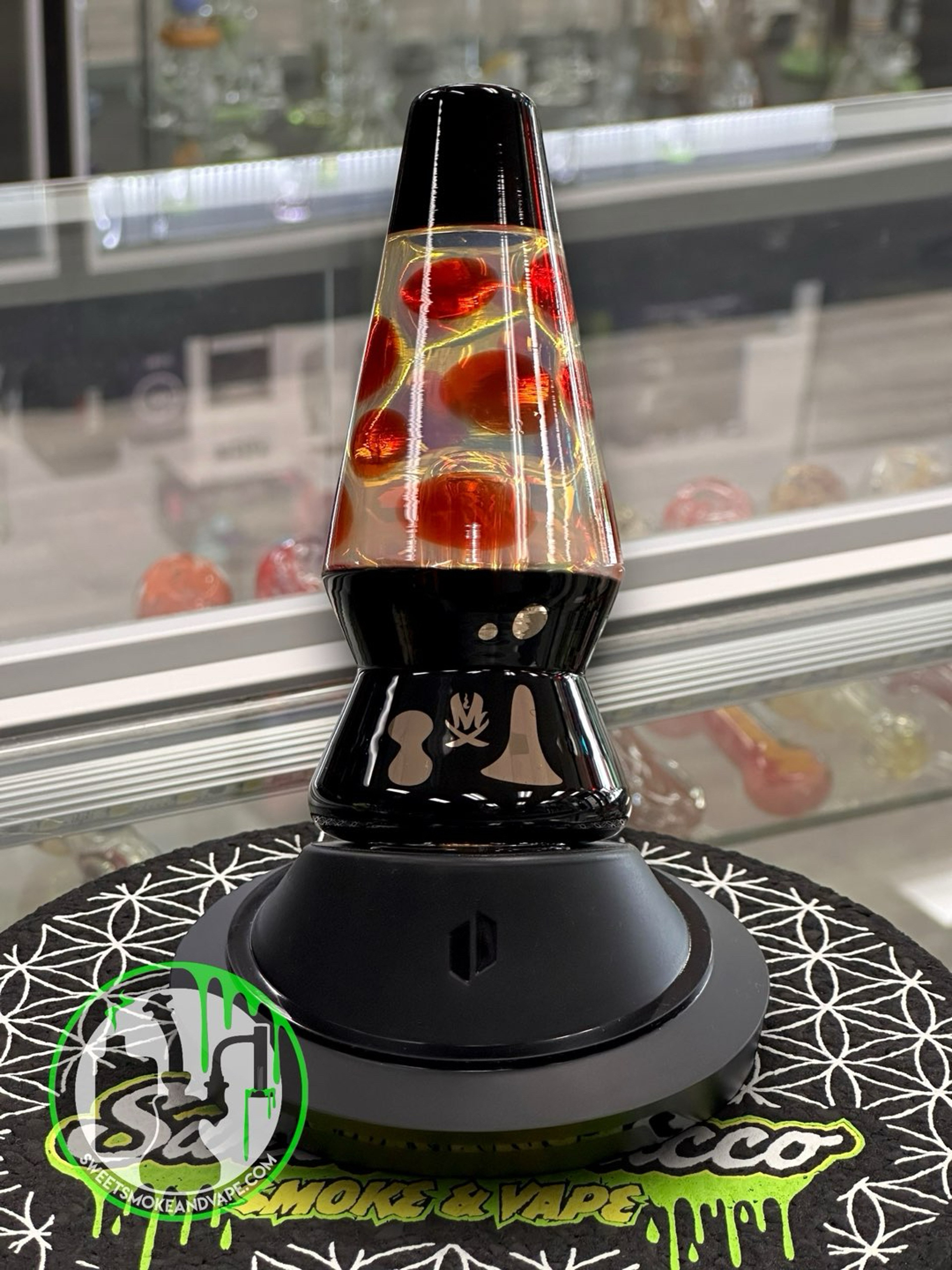 Preview pic of Mathematix Glass - Puffco Attachment - Lava Lamp