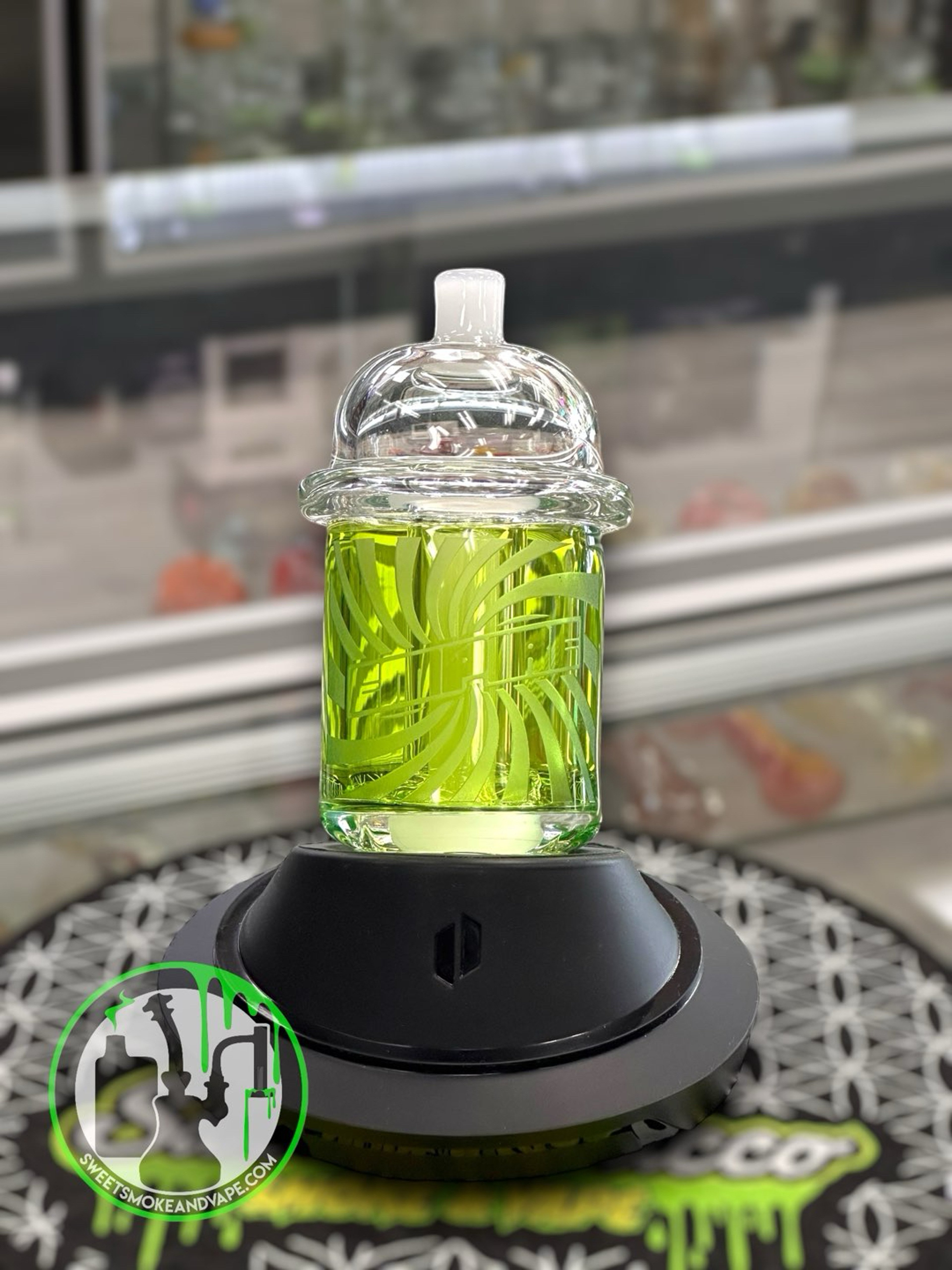Preview pic of Empire Glasswork - Slushie Puffco Attachment #2 Sour Apple