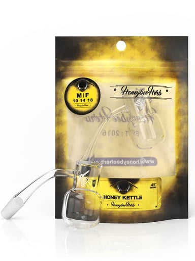 Preview pic of HONEY KETTLE QUARTZ BANGER - 45° DEGREE | YL