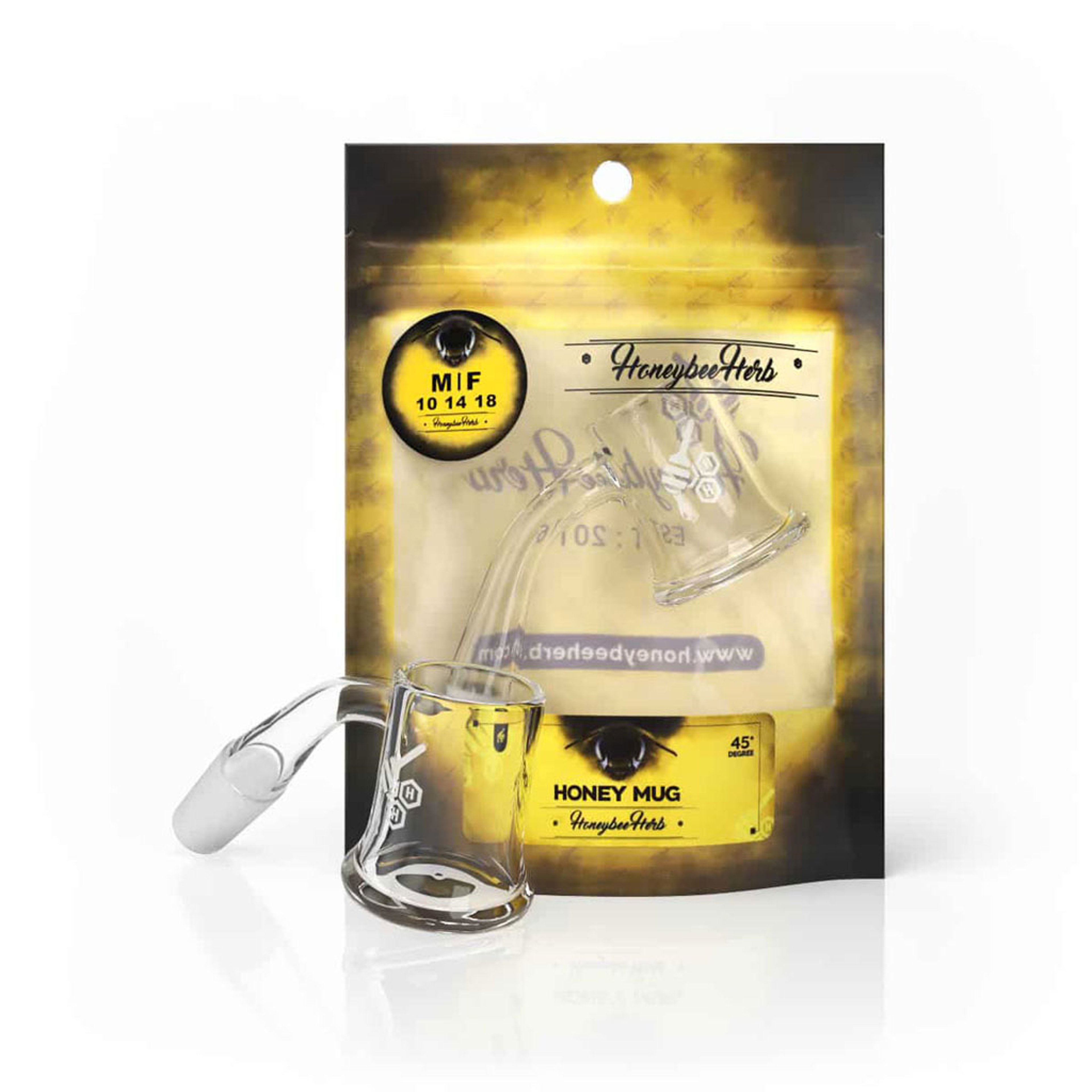 HONEY MUG QUARTZ BANGER - 45° DEGREE | YL image 0