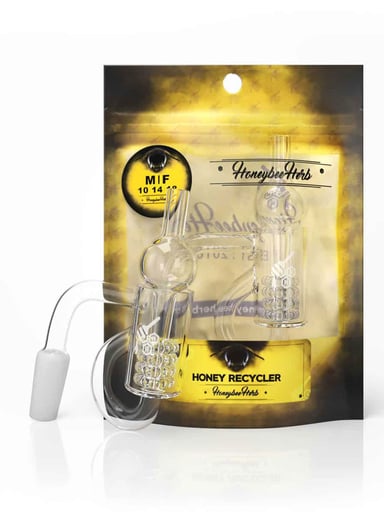 Preview pic of HONEY RECYCLER QUARTZ BANGER | YL