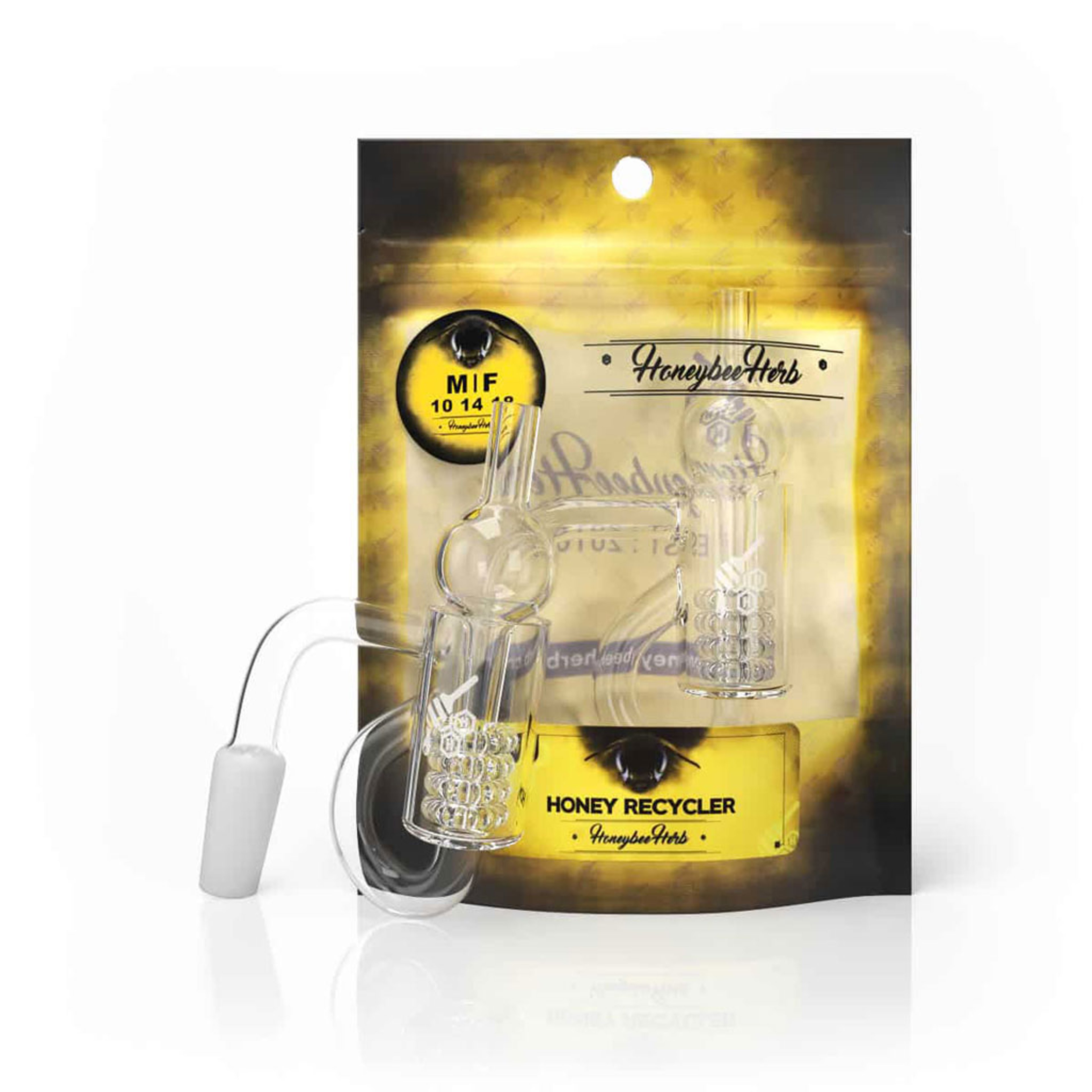 Preview pic of HONEY RECYCLER QUARTZ BANGER | YL