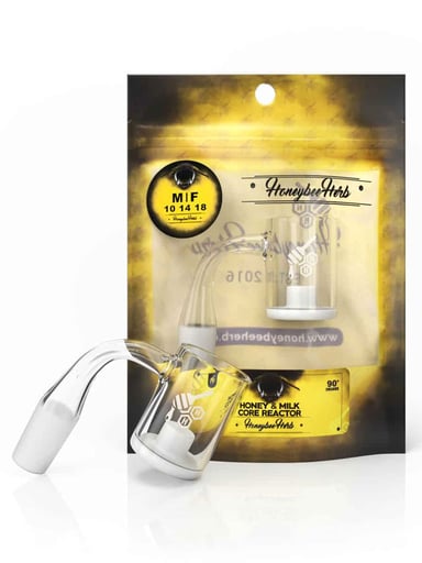 Preview pic of HONEY & MILK CORE REACTOR QUARTZ BANGER - 90° DEGREE | YL