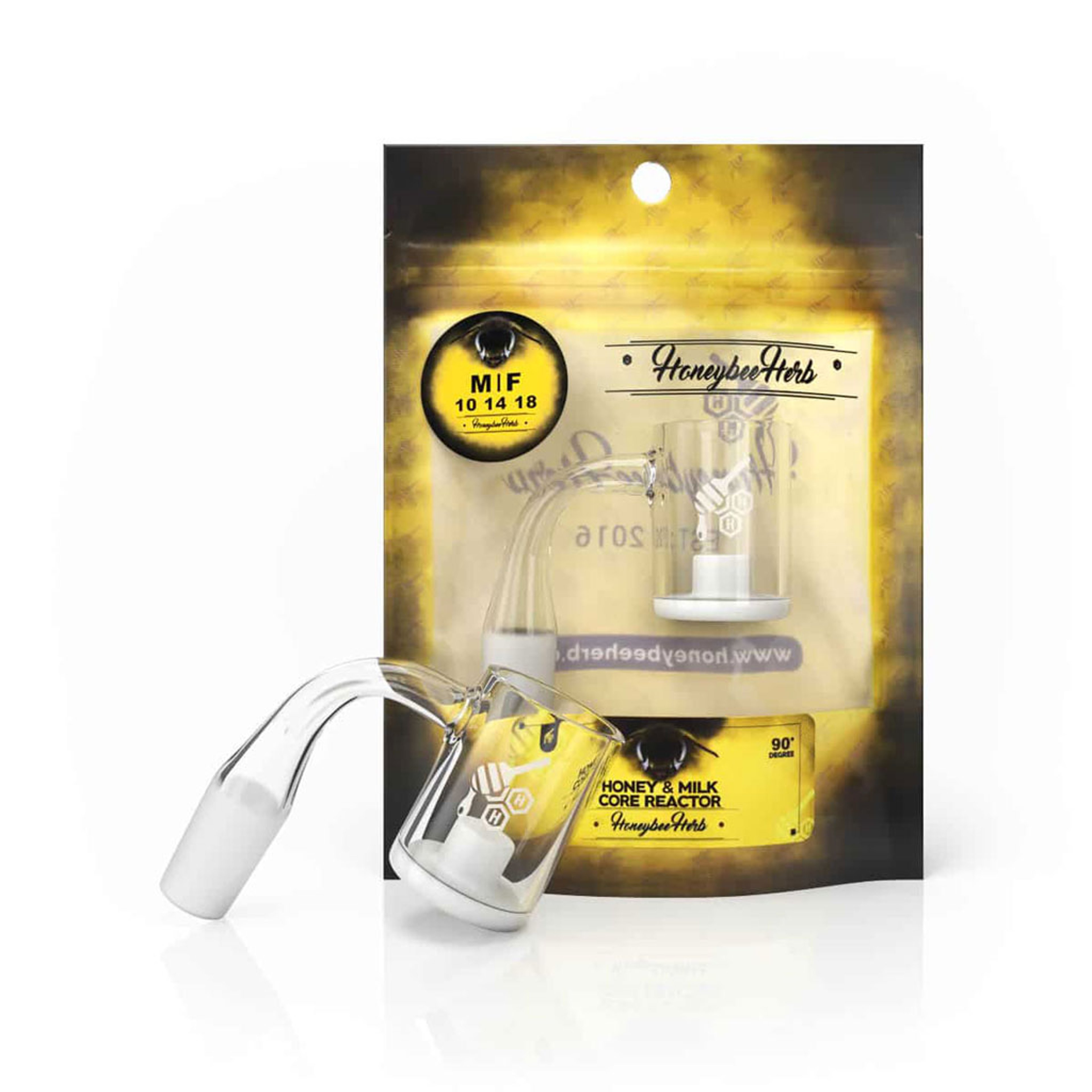 Preview pic of HONEY & MILK CORE REACTOR QUARTZ BANGER - 90° DEGREE | YL