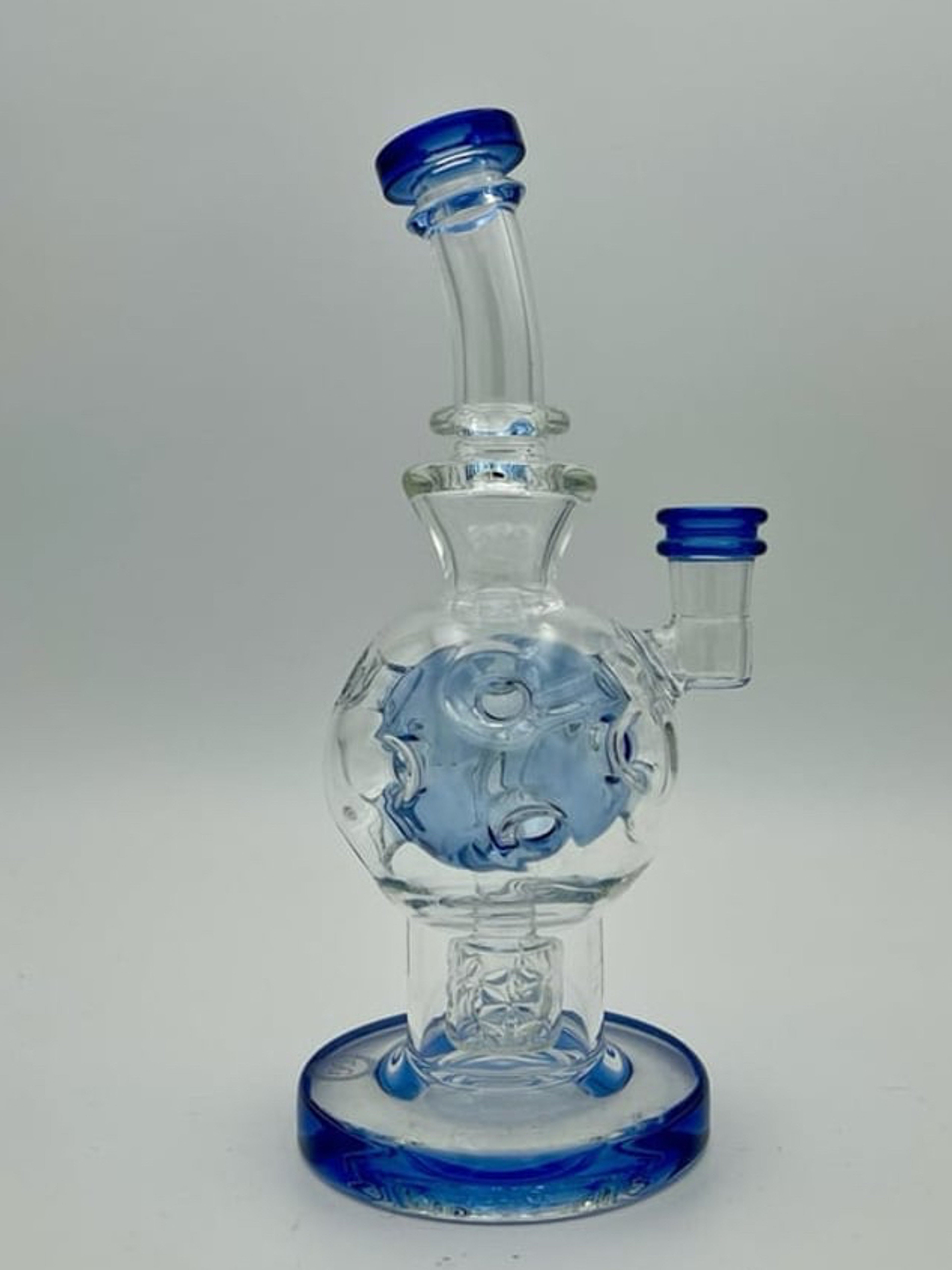 Preview pic of Greek Glass Ball Rig 14mm blue
