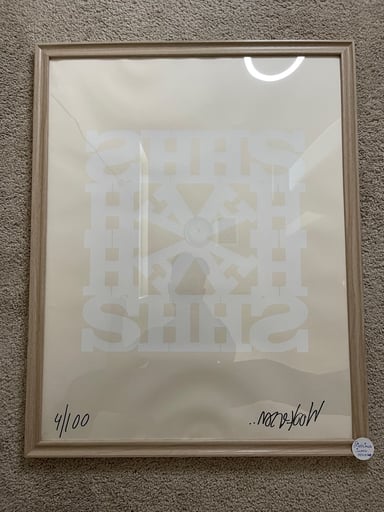 Preview pic of Lot Wookerson “White Hash” Print