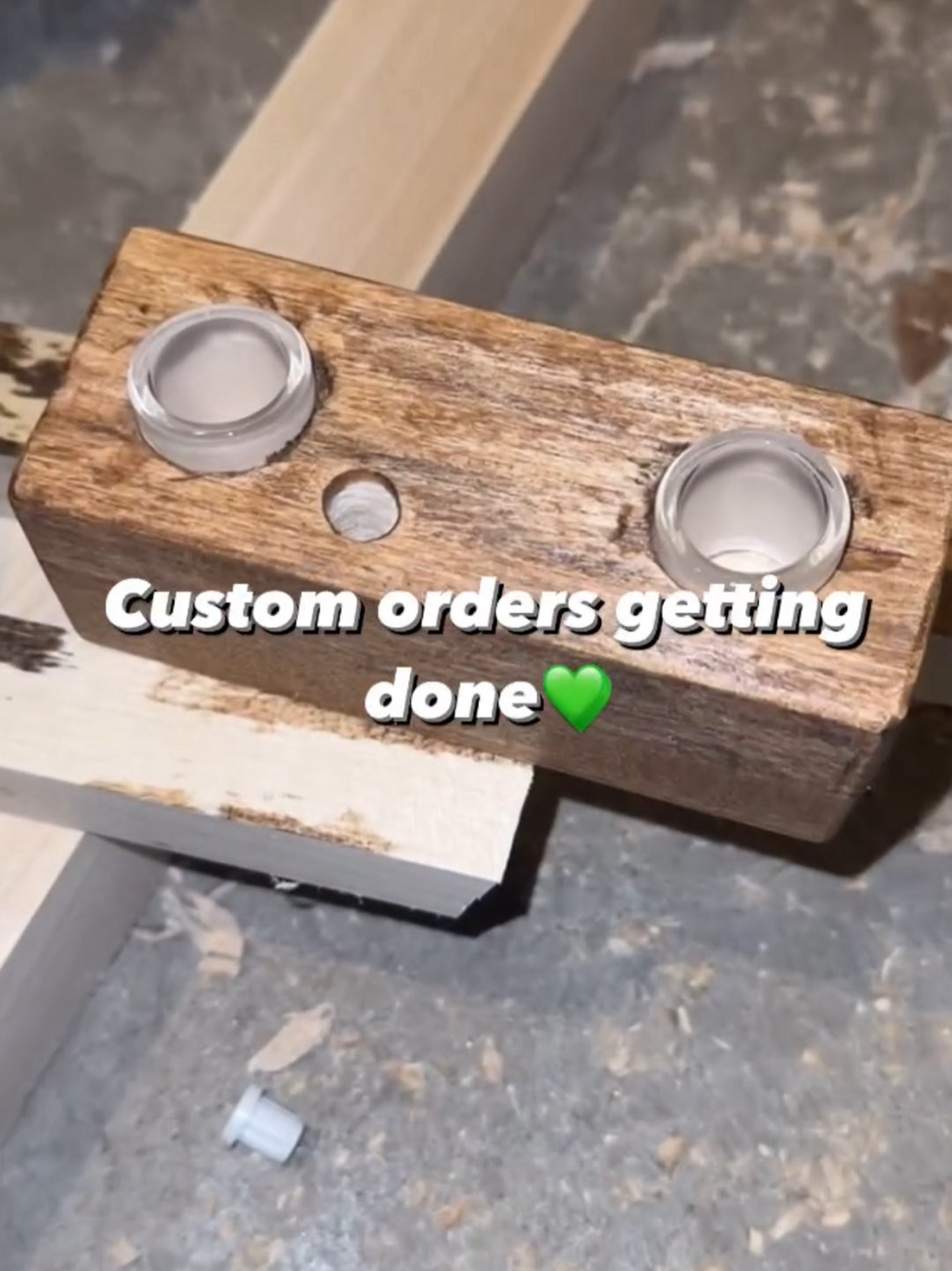 Preview pic of 18mm slide stand! With poker holder!