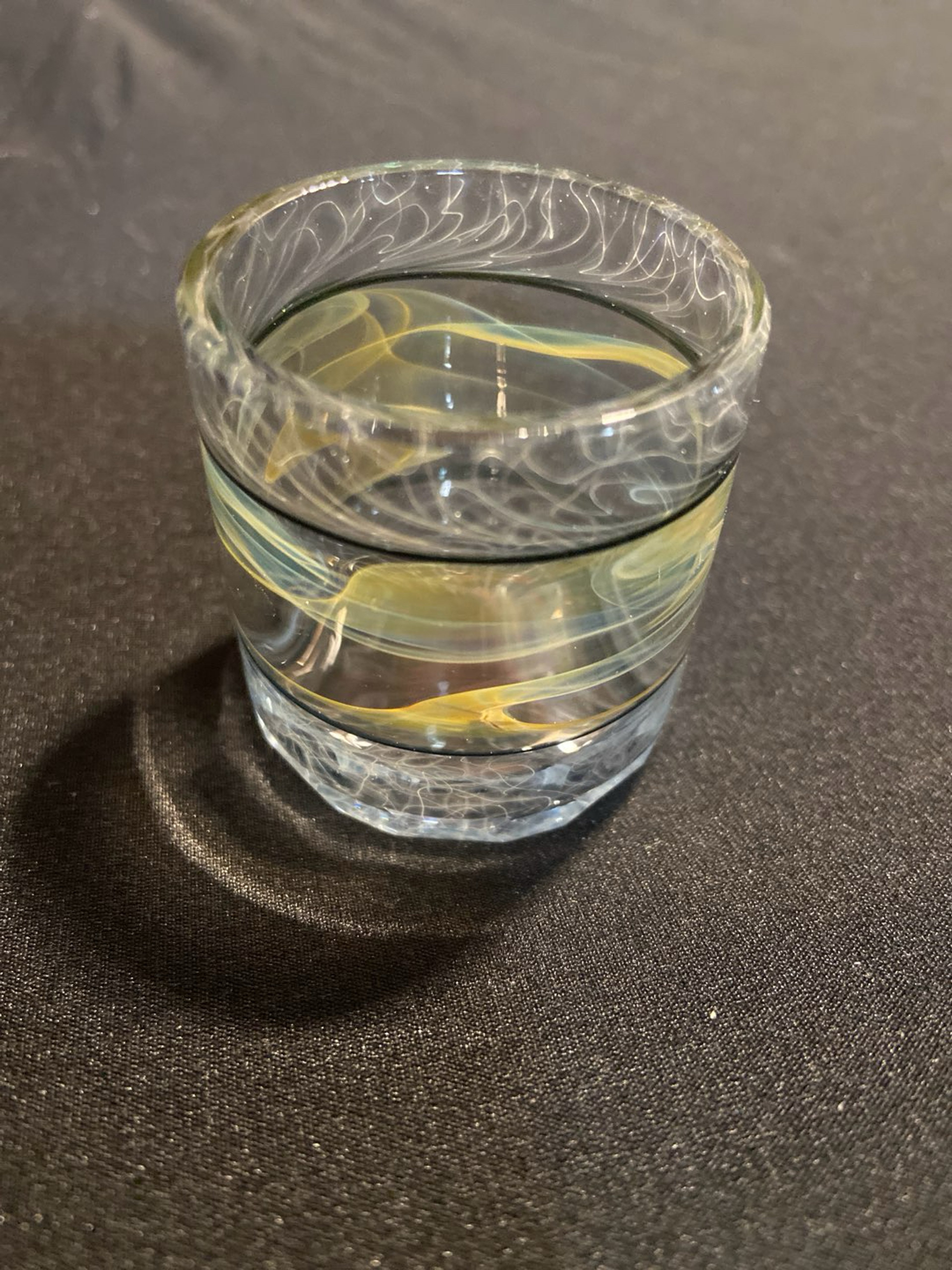 Preview pic of Brick Glass Faceted Golbalt Alchemy Jar Insert