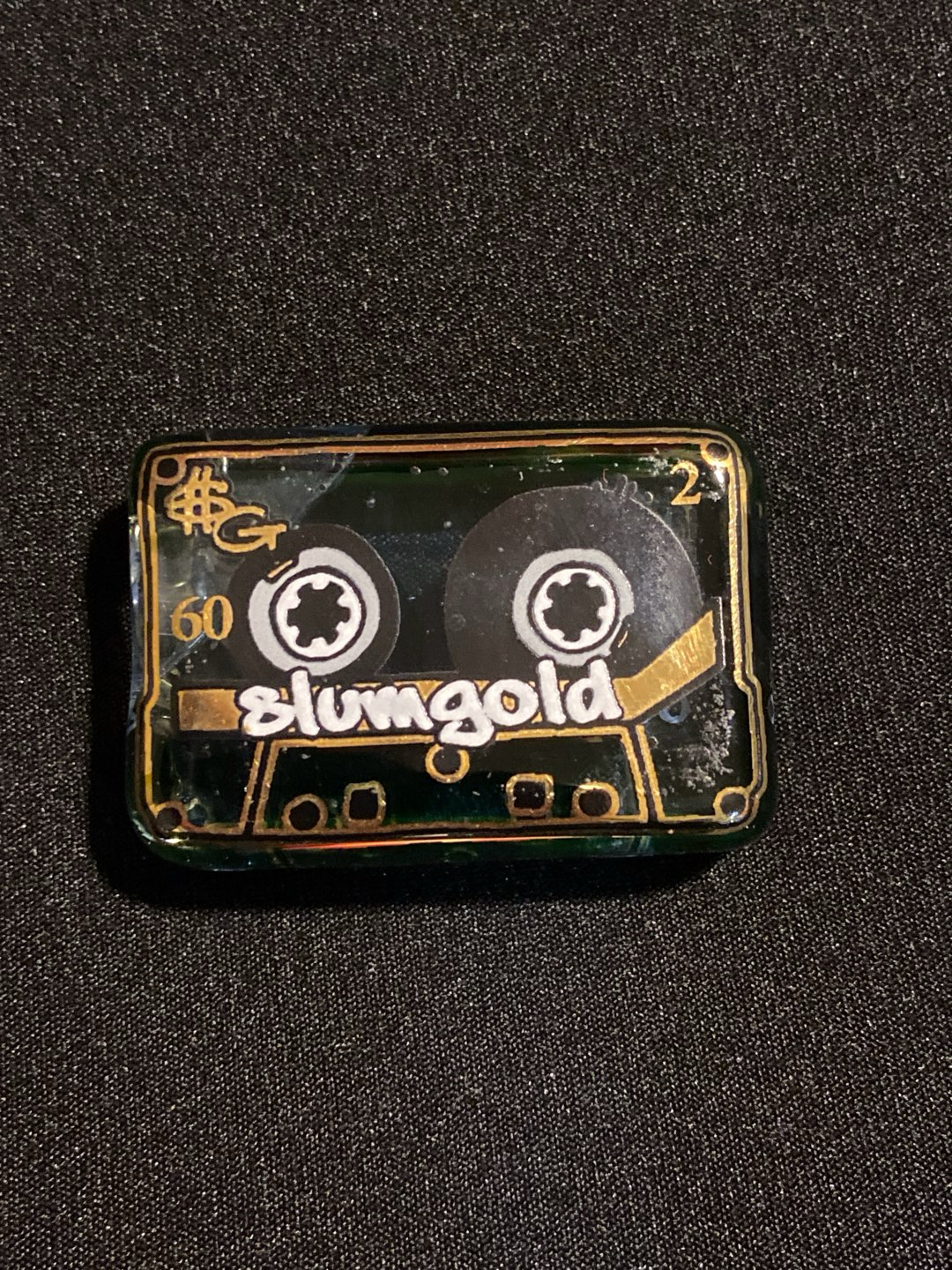 Preview pic of Slum Gold UV “one 4 tha homies” Tape Pendant