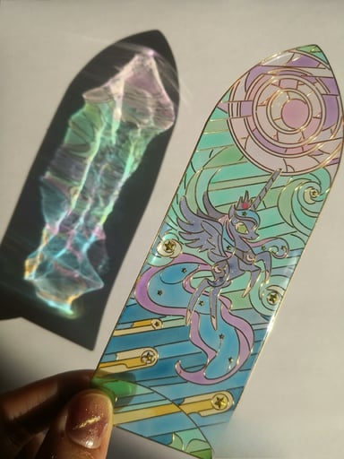 Preview pic of Rainbow Pony Universe Princess，Mirror, Bubble, and Frozen Color Window Bookmarks