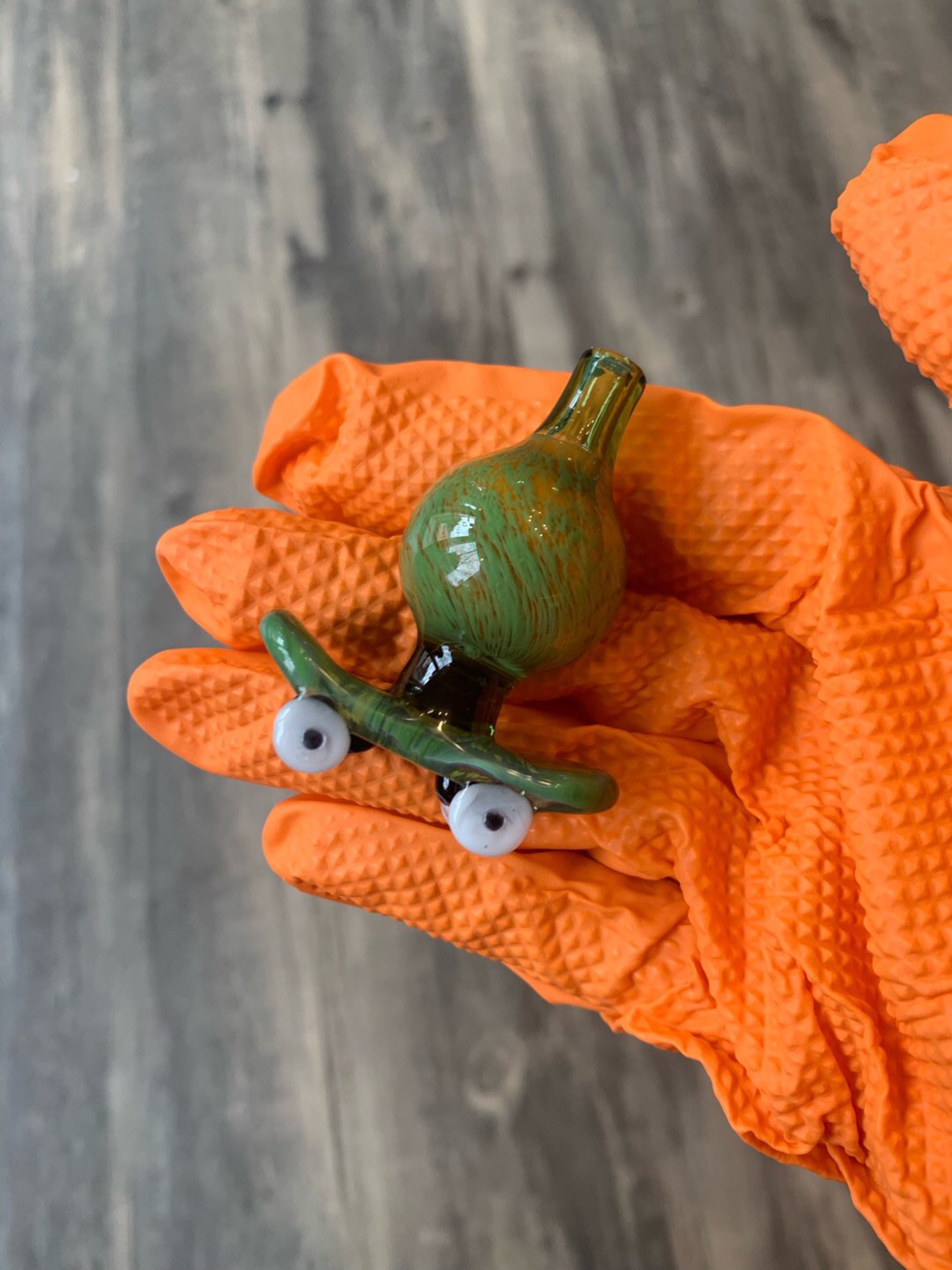 Preview pic of Green Skateboard Carb Cap by ShackkGlass