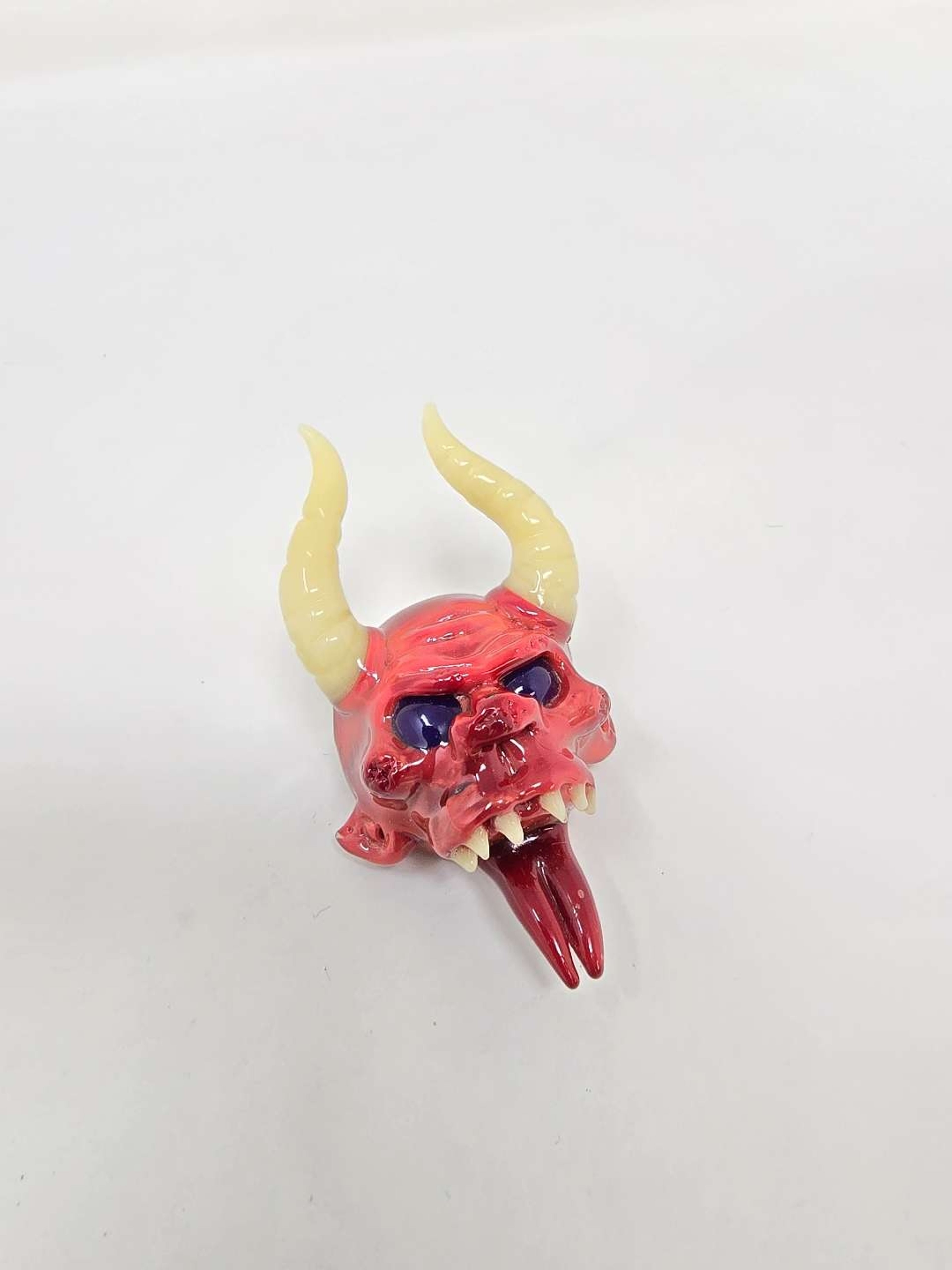 Preview pic of Grime Glass - Devil Head Pendant