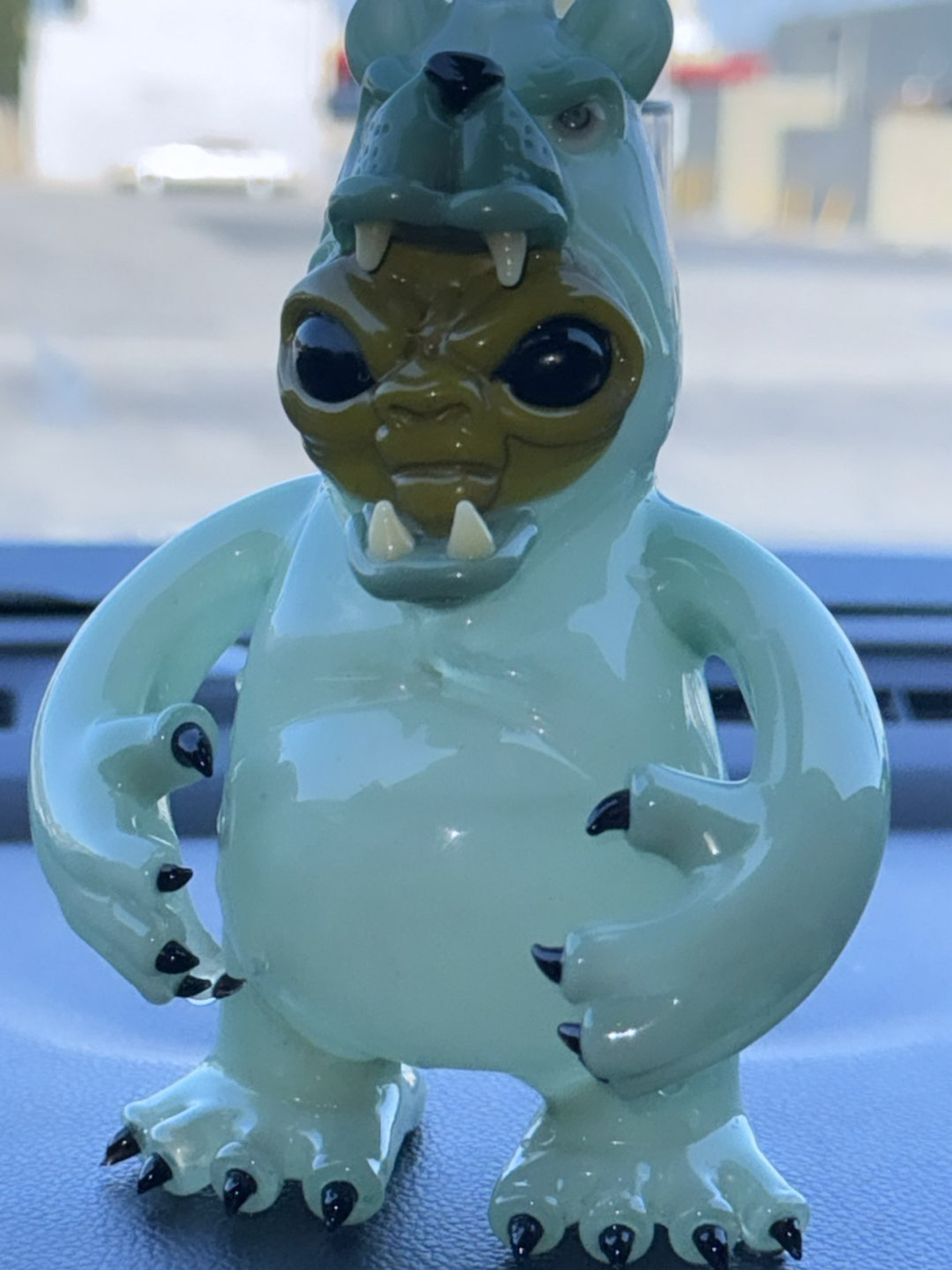Preview pic of Coyle x ghost glass open mouth bear with alien face