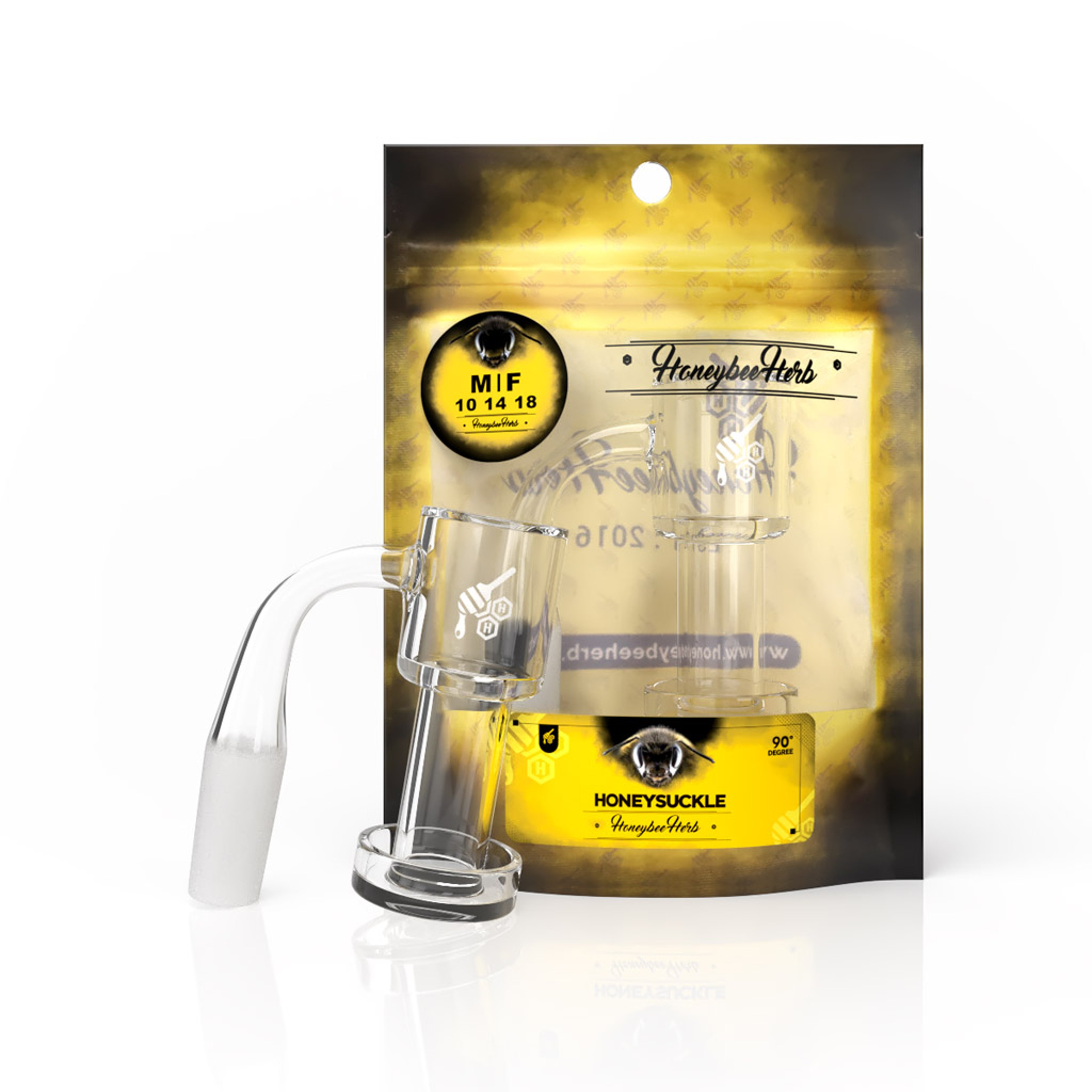 HONEYSUCKLE QUARTZ BANGER - 90° DEGREE | YL image 0