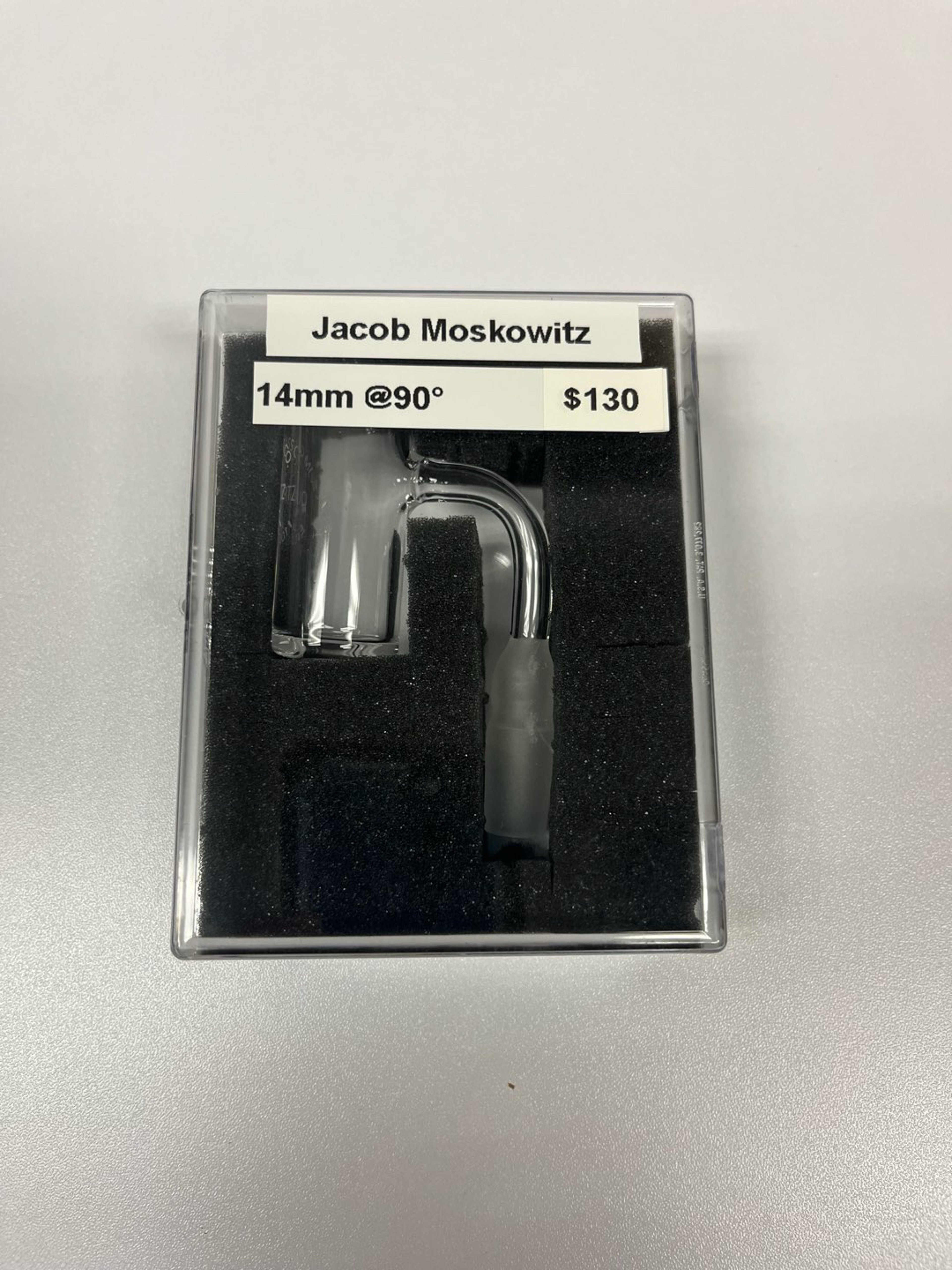 Preview pic of J M Glassco Quartz banger deep bucket exra thick 3mm 14mm 90