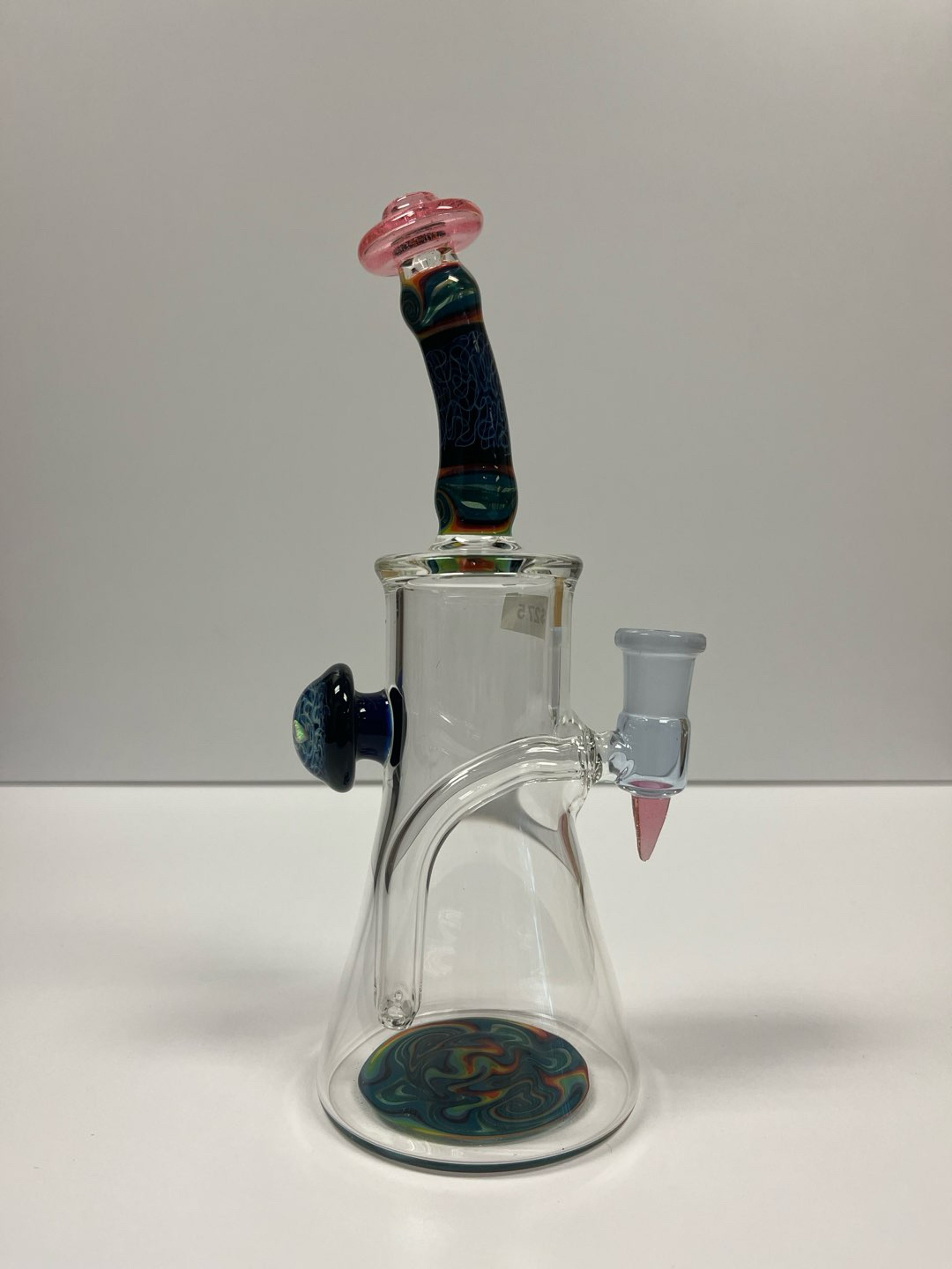 Chuck B Glass big rig 14mm 90 lots of work and Opal image 0