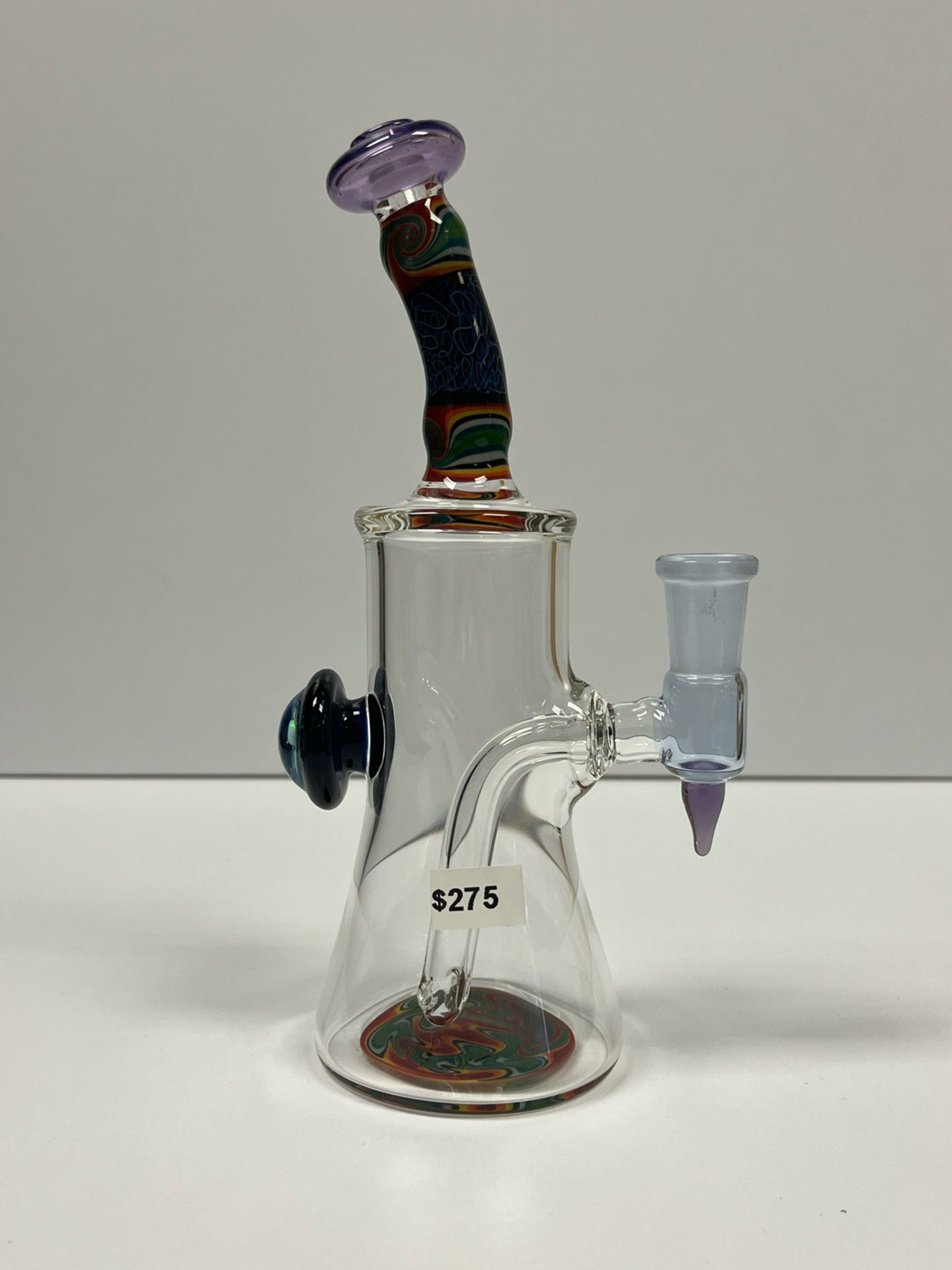 Preview pic of Chuck B Glass big rig 14mm 90 lots of work and Opal