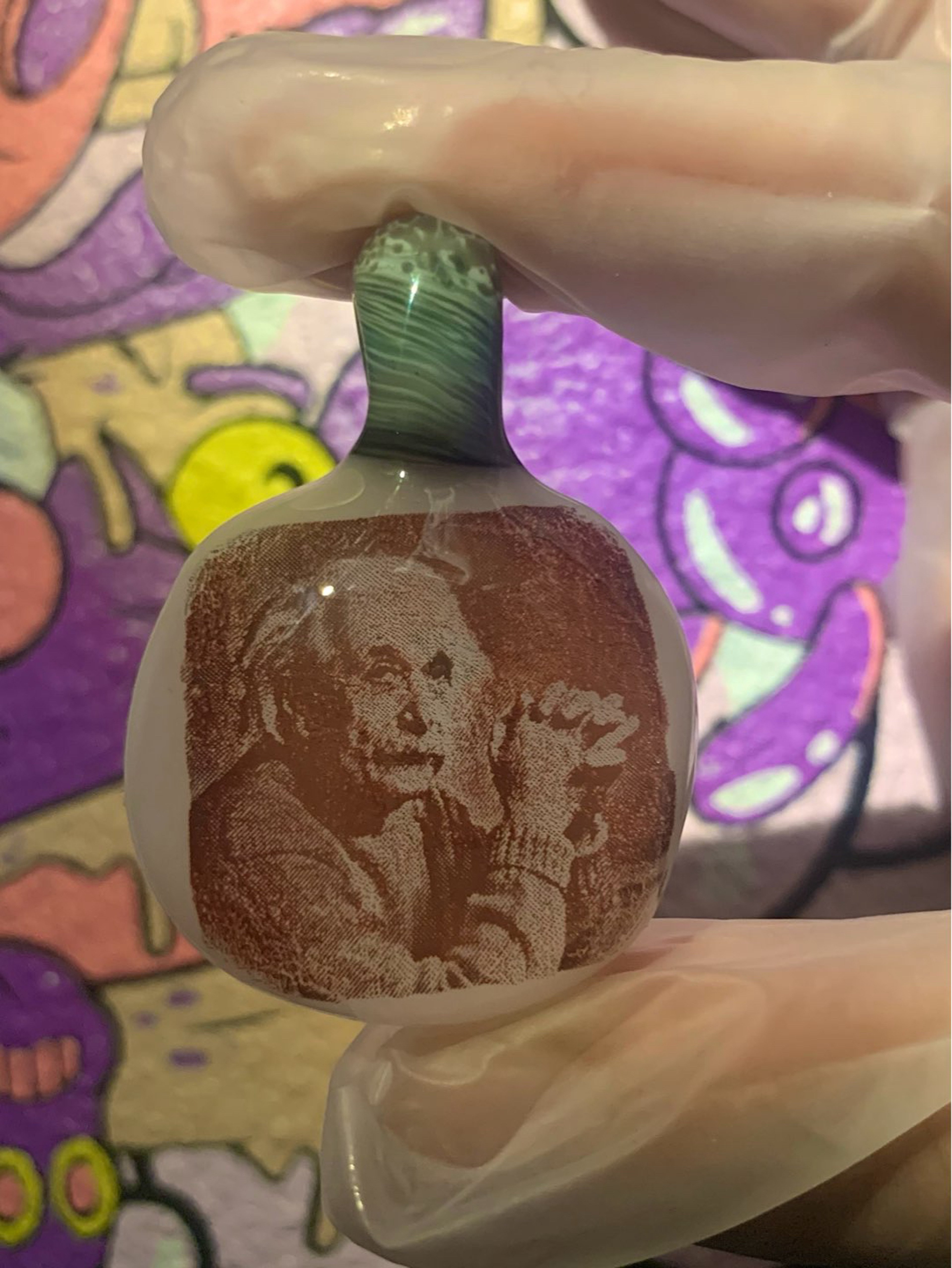 Preview pic of Einstein Lazer Etched Pendant