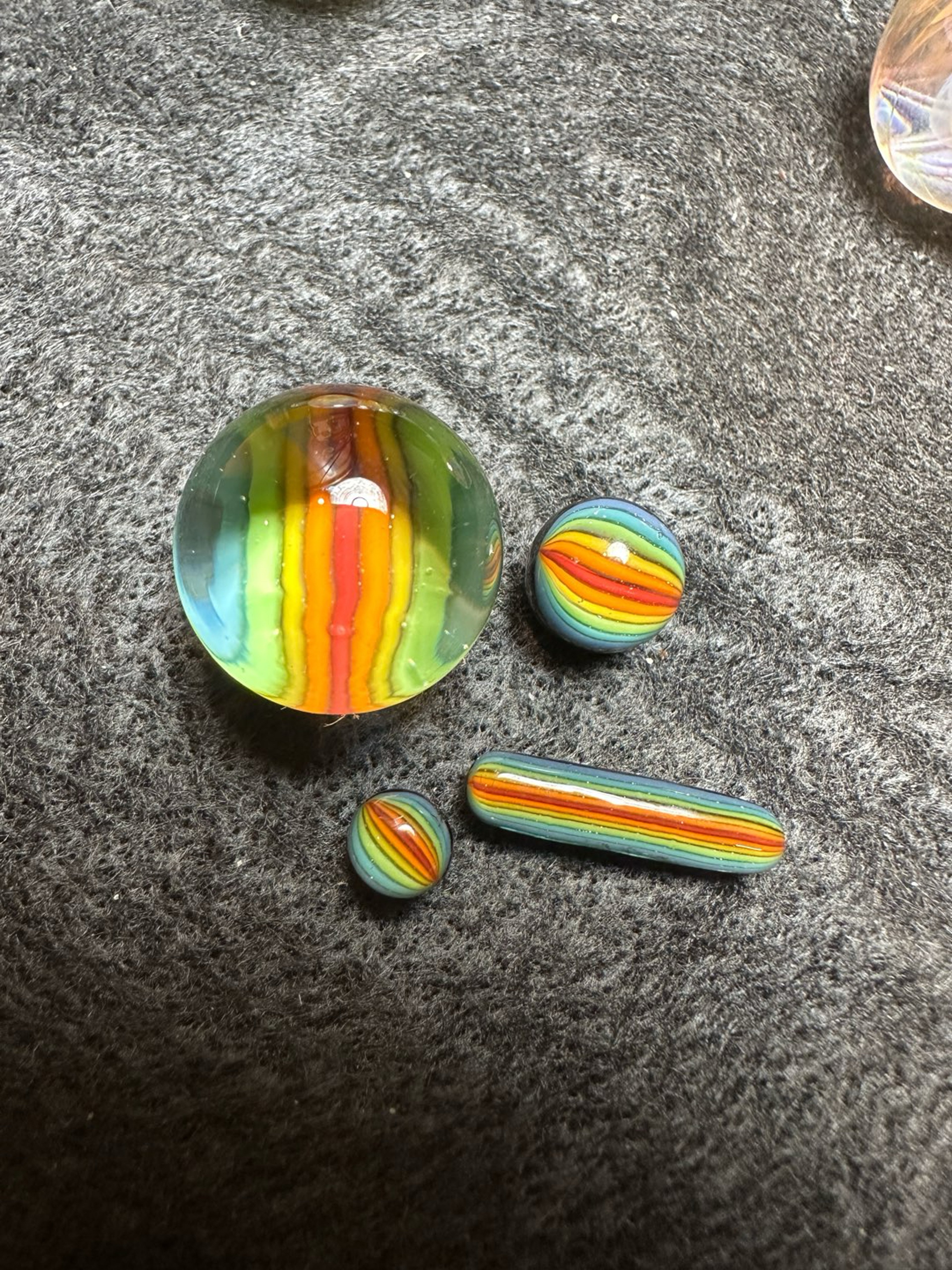 Preview pic of Rainbow flat cane slurper set