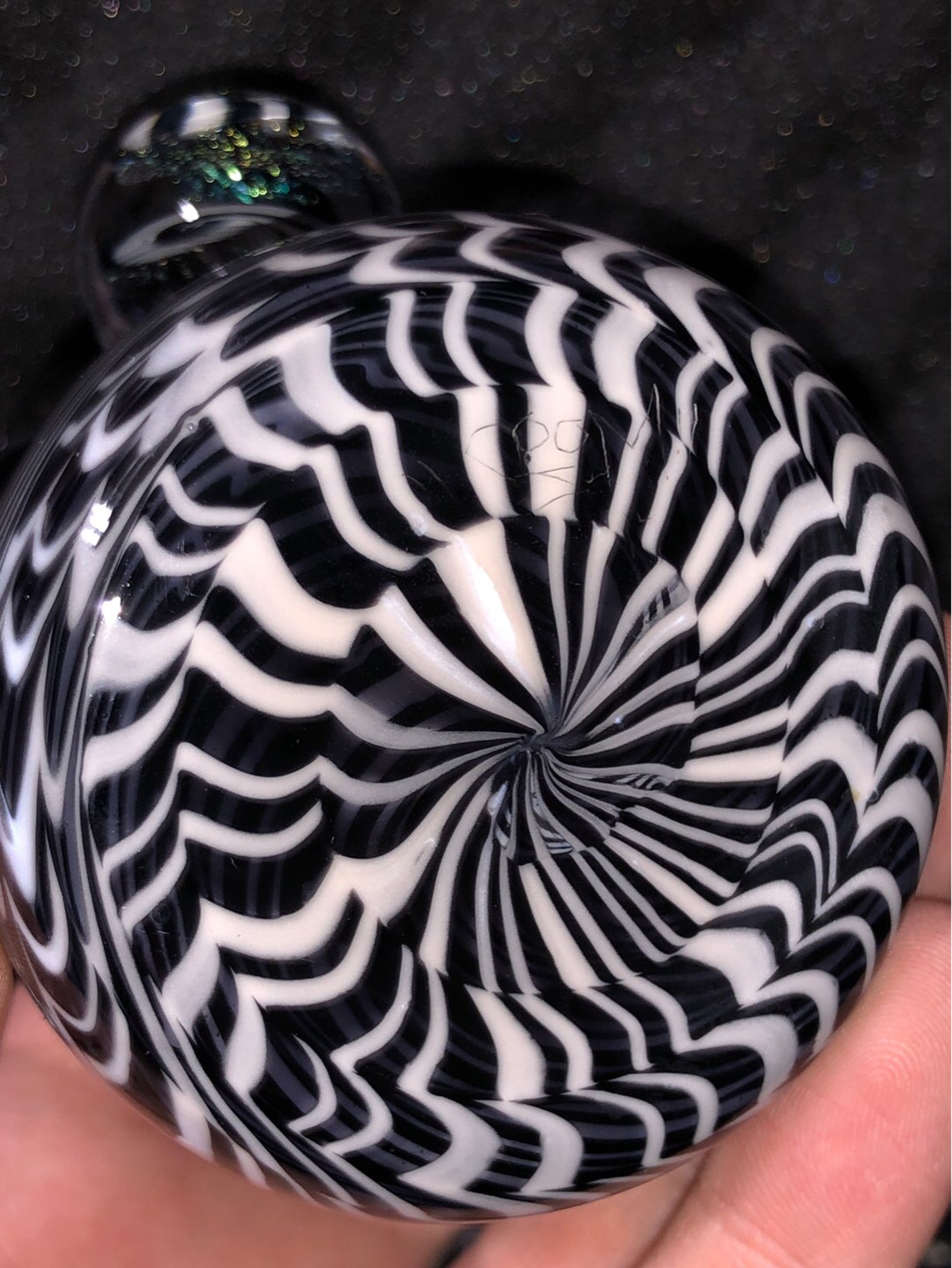 Doom Glass Zebra Coil Minitube image 0