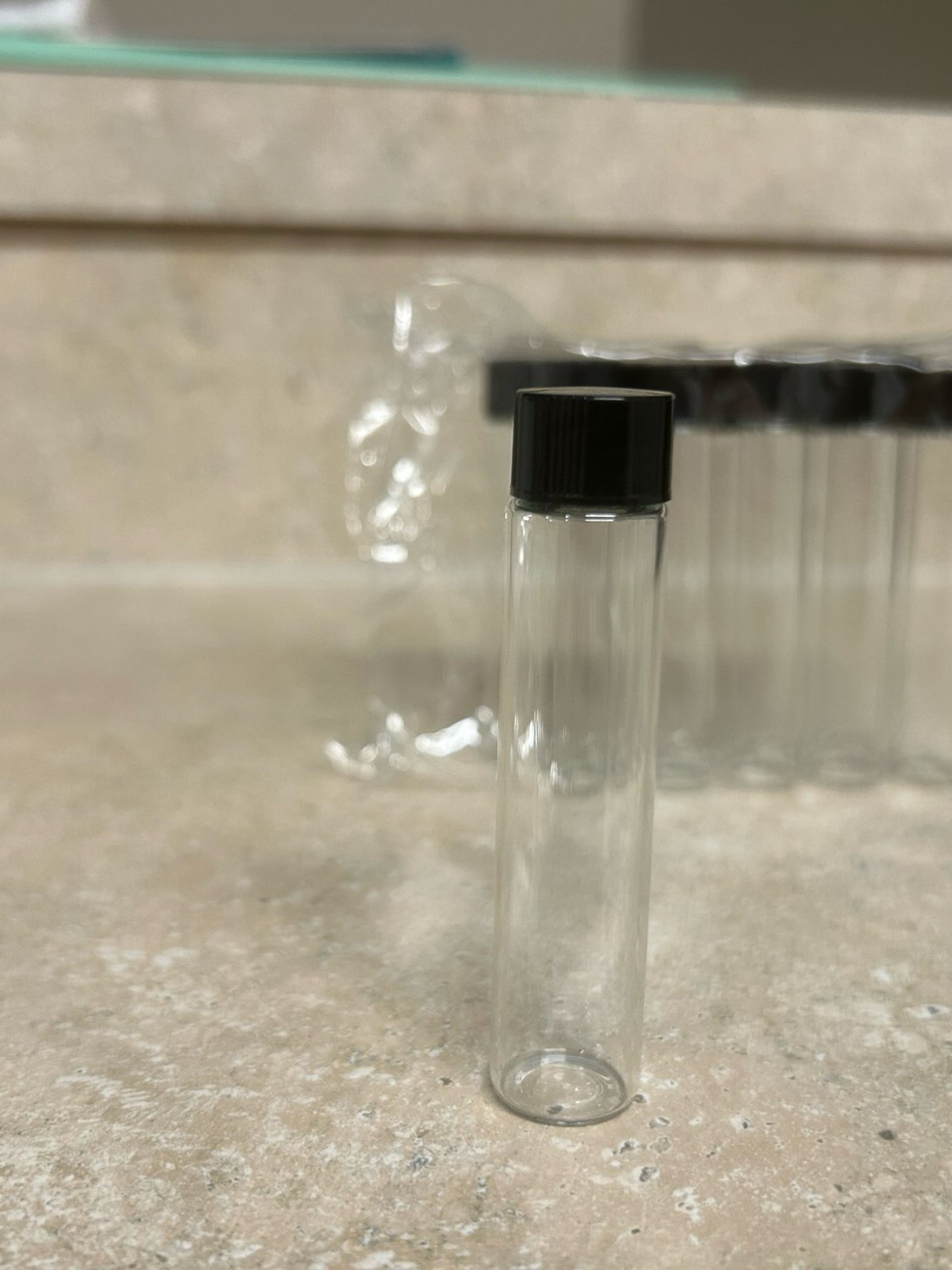 Preview pic of 6 tall glass vials