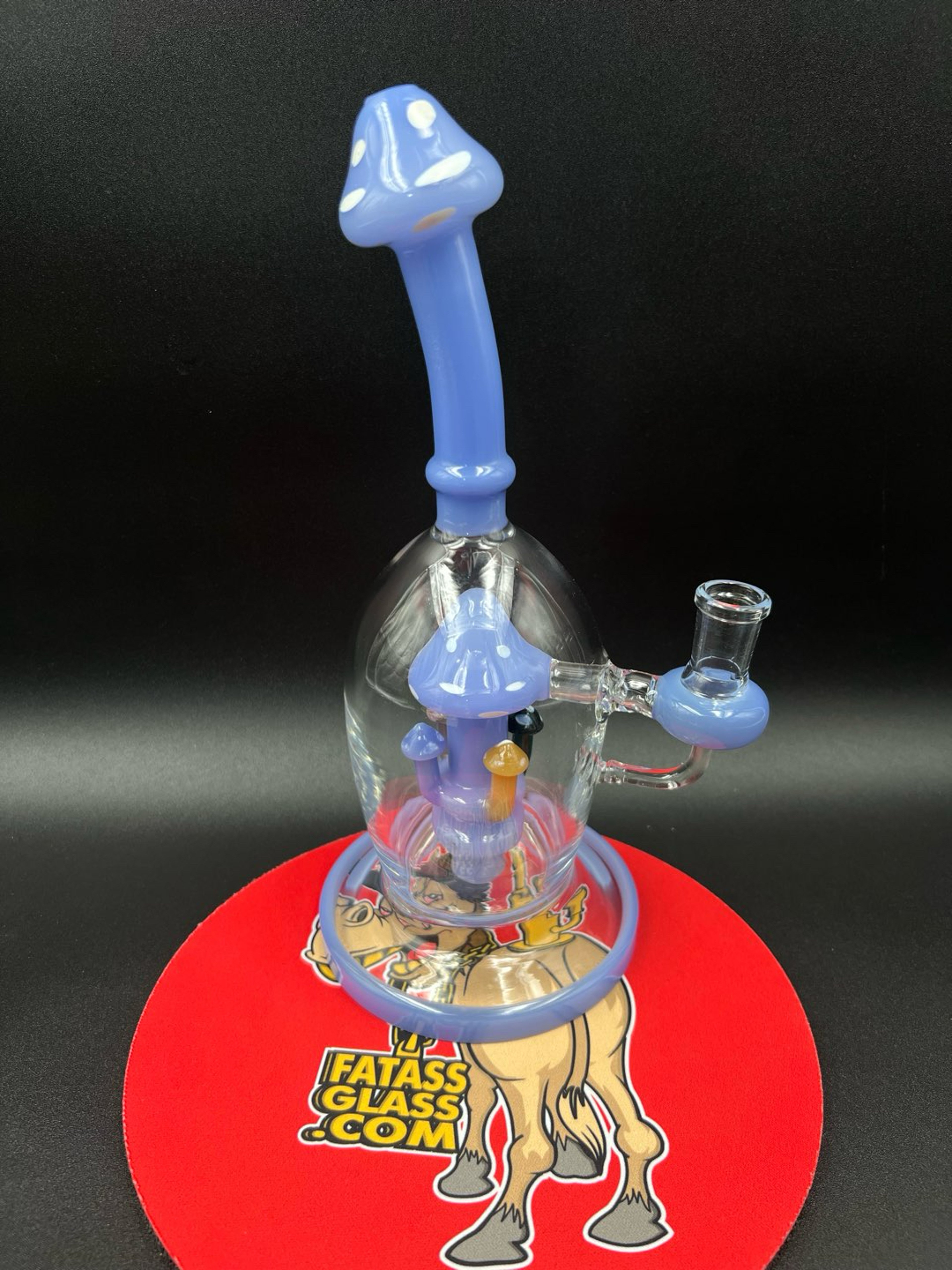 Preview pic of 9” Trippy Mushroom Bong