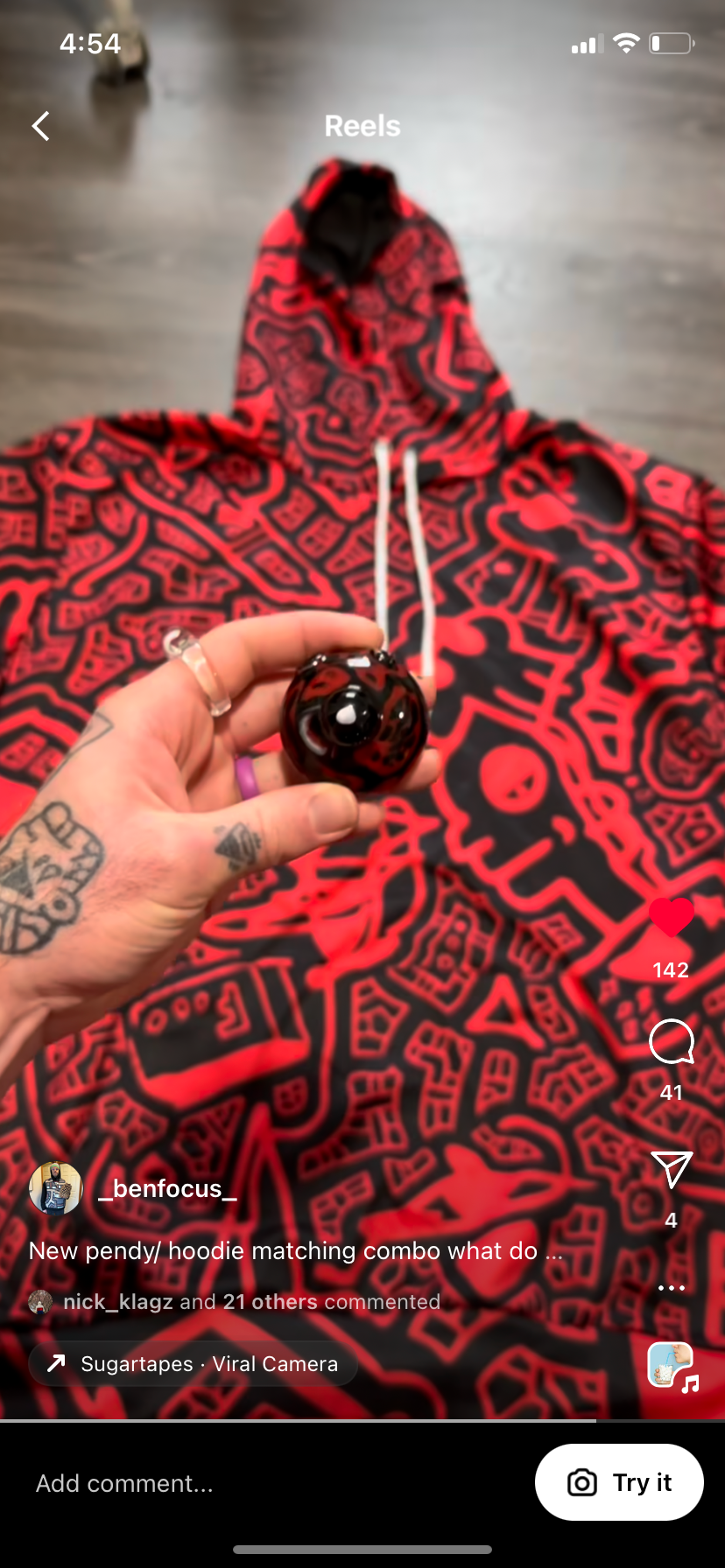 Preview pic of Ben Focus Heady Hoodie and Pendy combo!