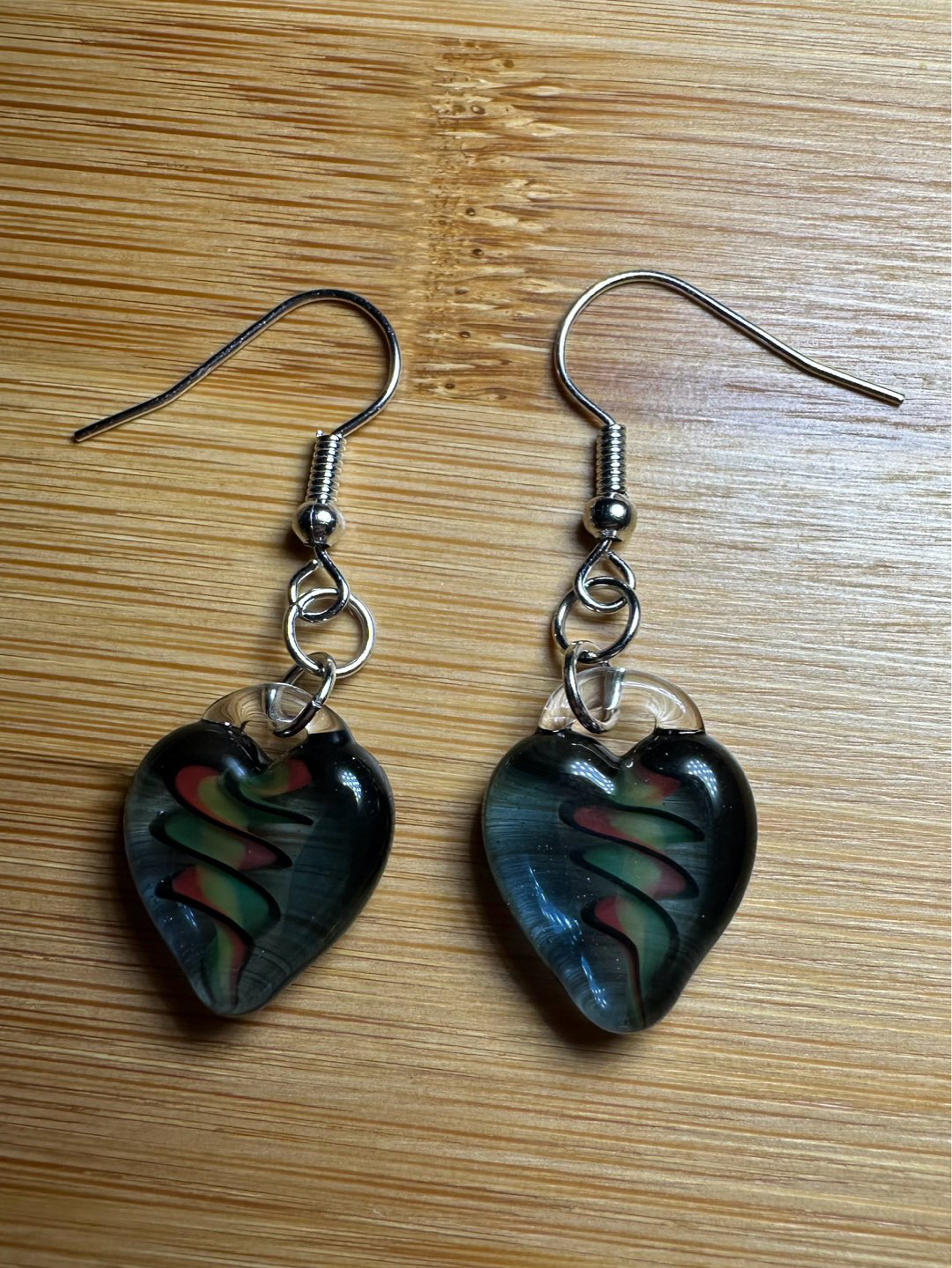 Preview pic of UV Heart Earrings