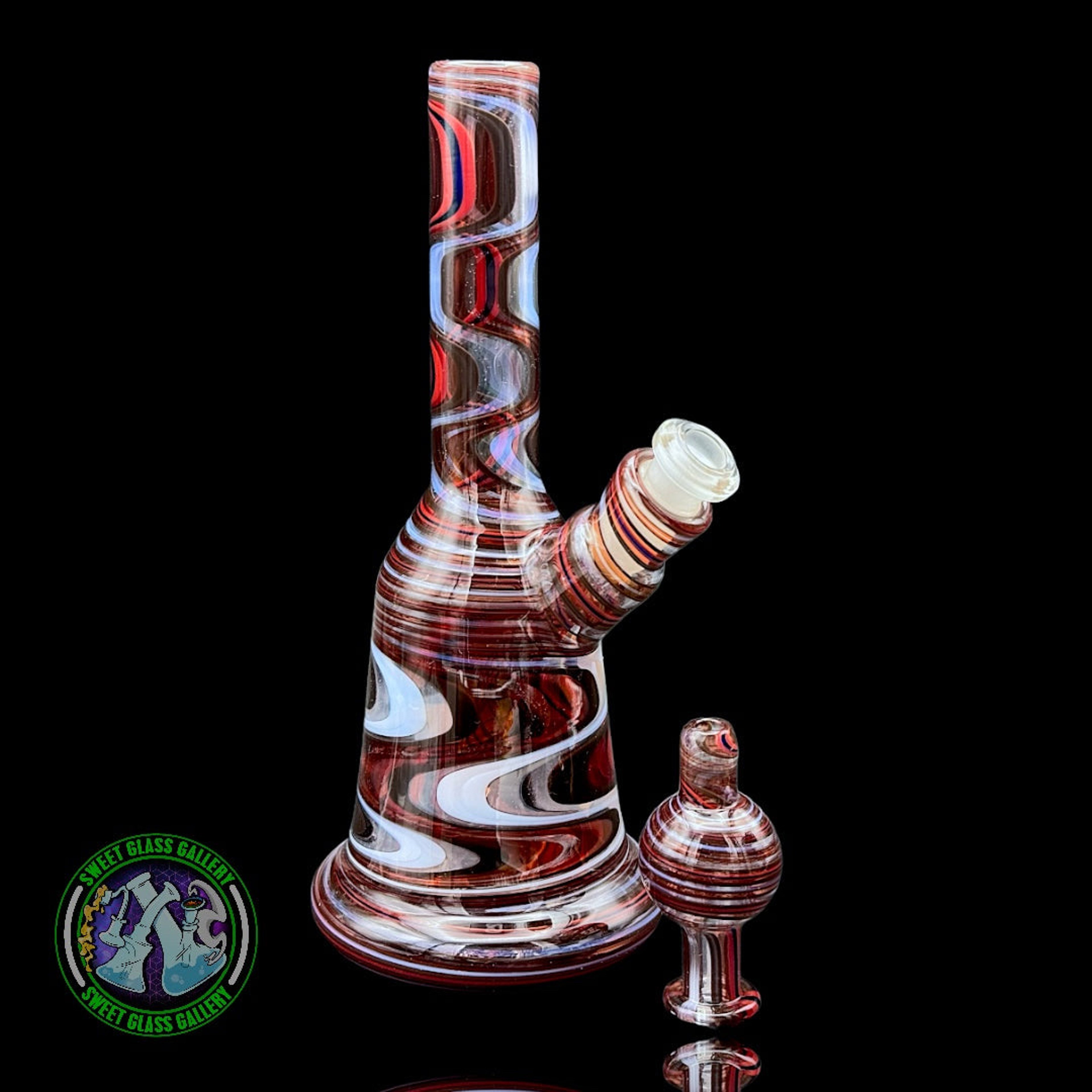 Chuey Glass - Lineworked Tube Rig + Cap #2 image 0