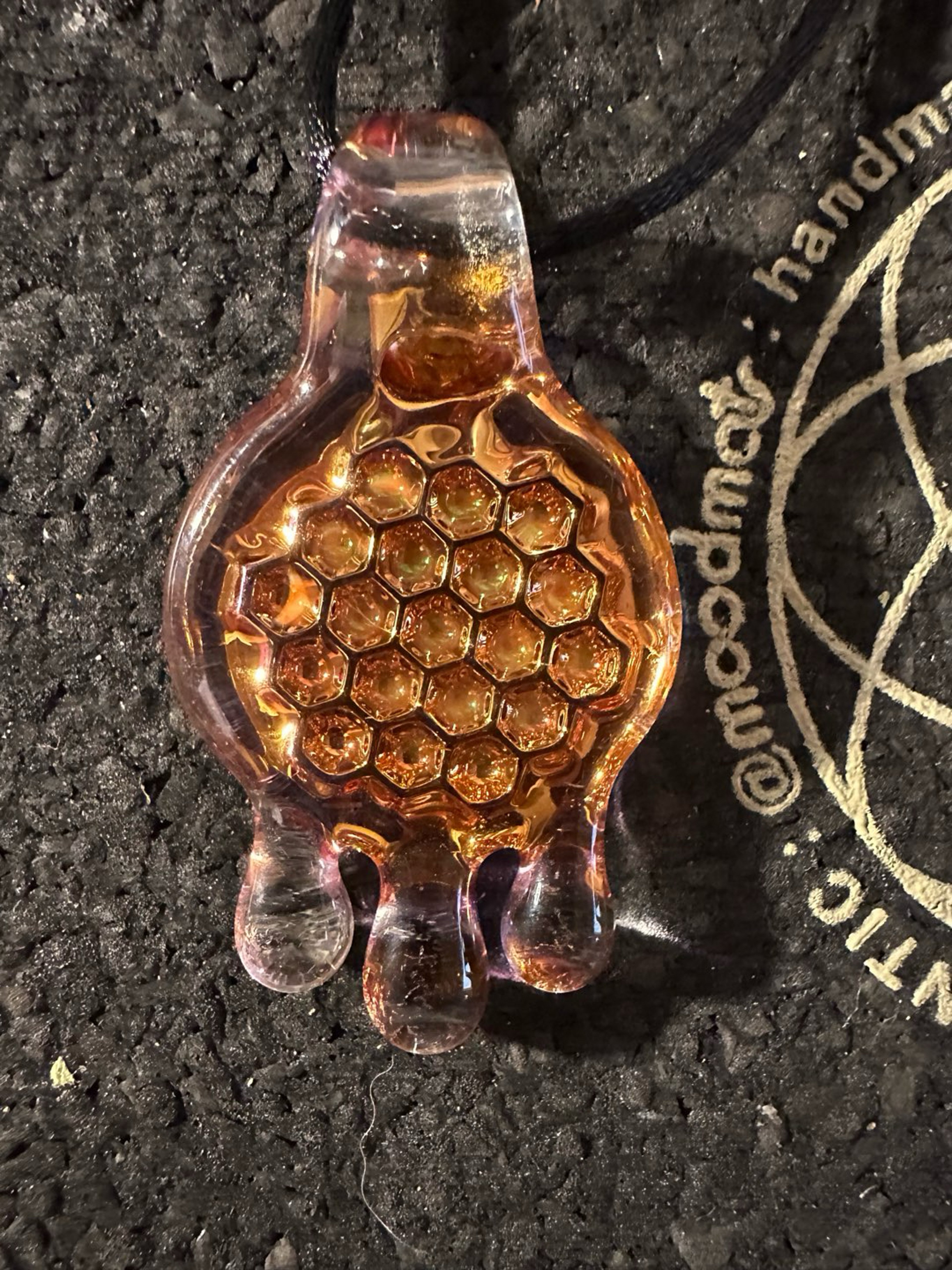 Cone12Flat Honeycomb Pendant image 0