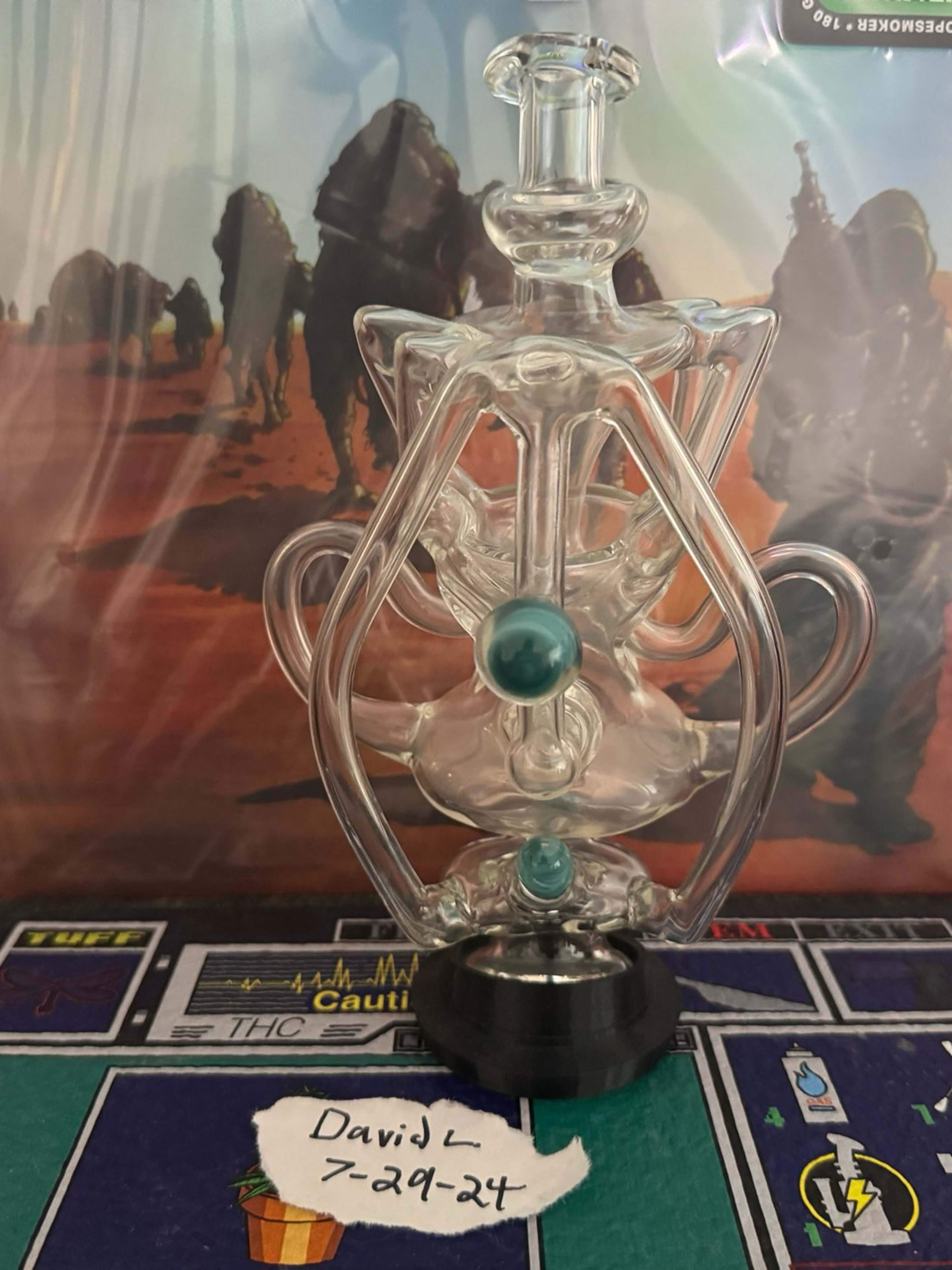 Preview pic of JF Glass Puffco Peak Pro Recycler 4x2