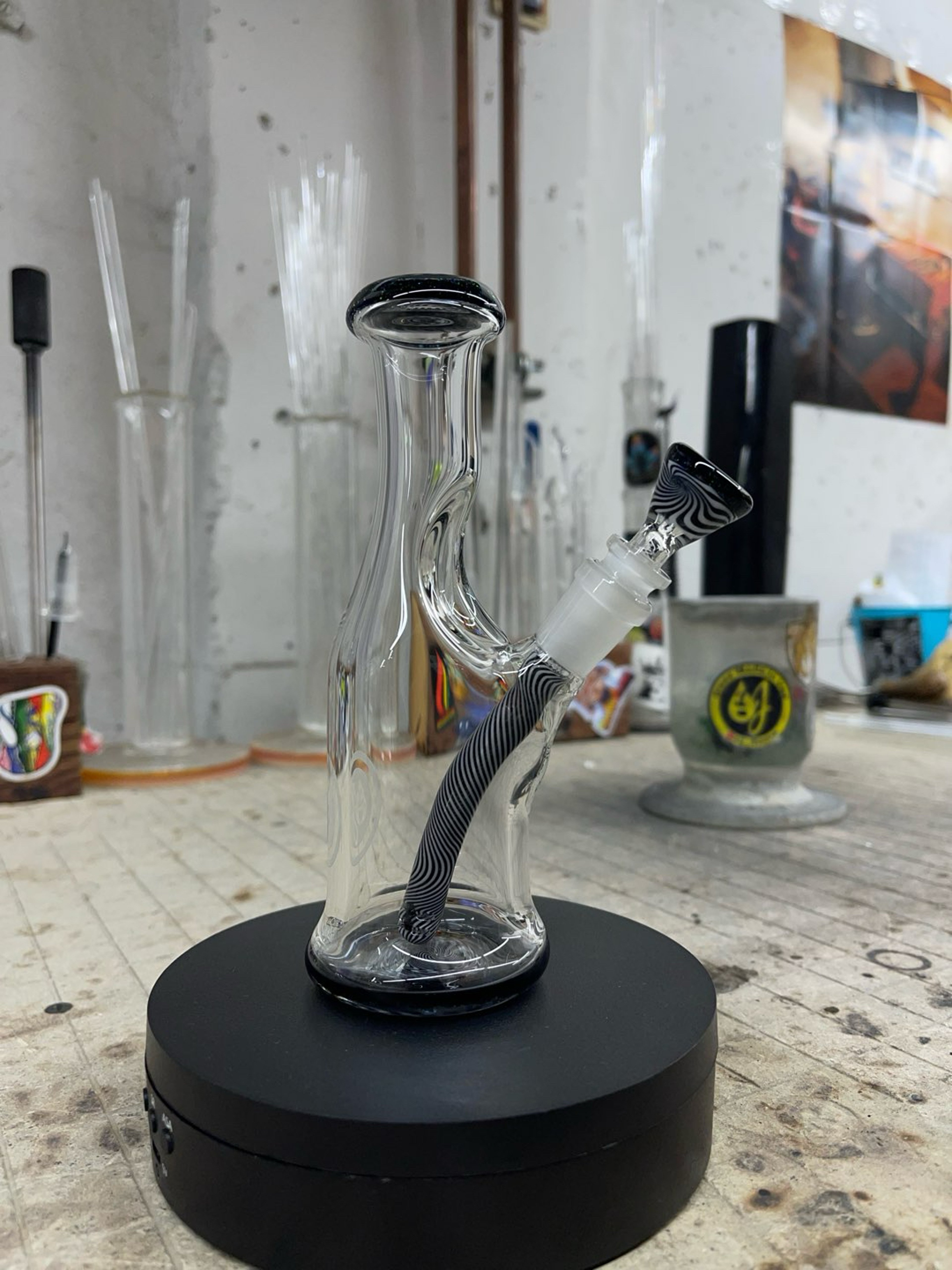 Preview pic of Mini saki bottle 10mm 7” tall,