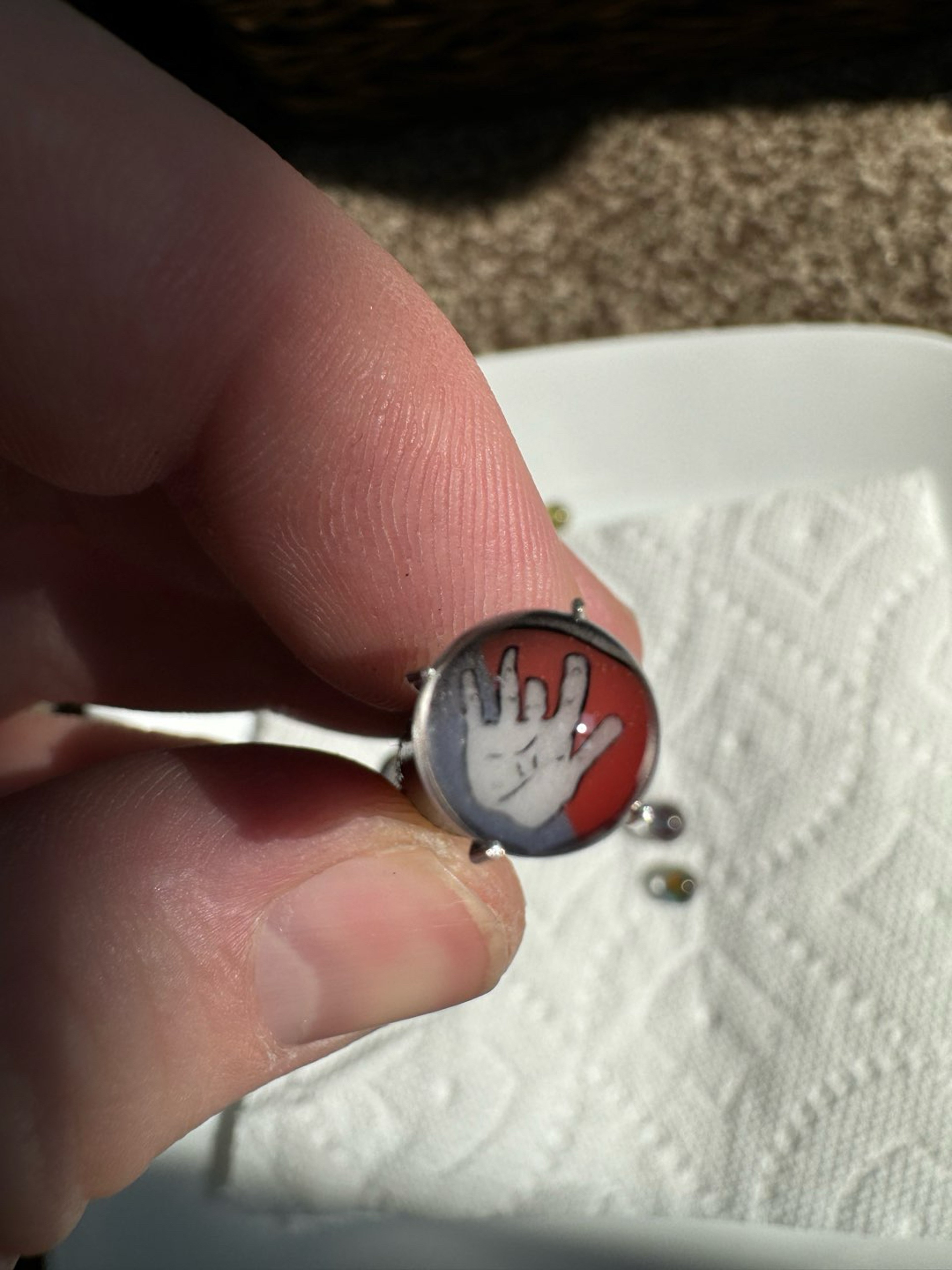 Preview pic of Jerry Garcia Hand Millie Pearl by Strobel