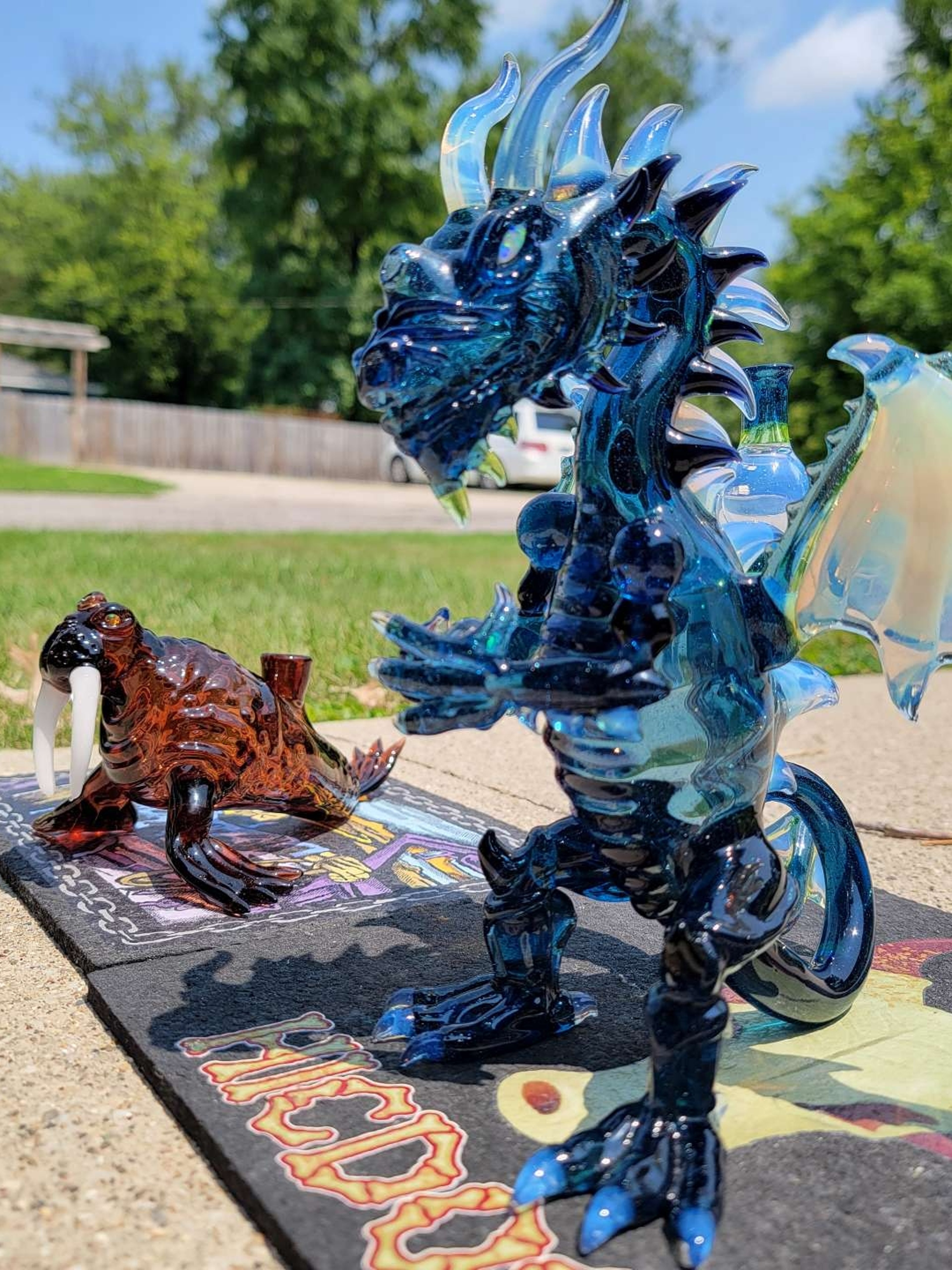 Preview pic of MAKO GLASS DRAGON AND WALRUS for the price of one!