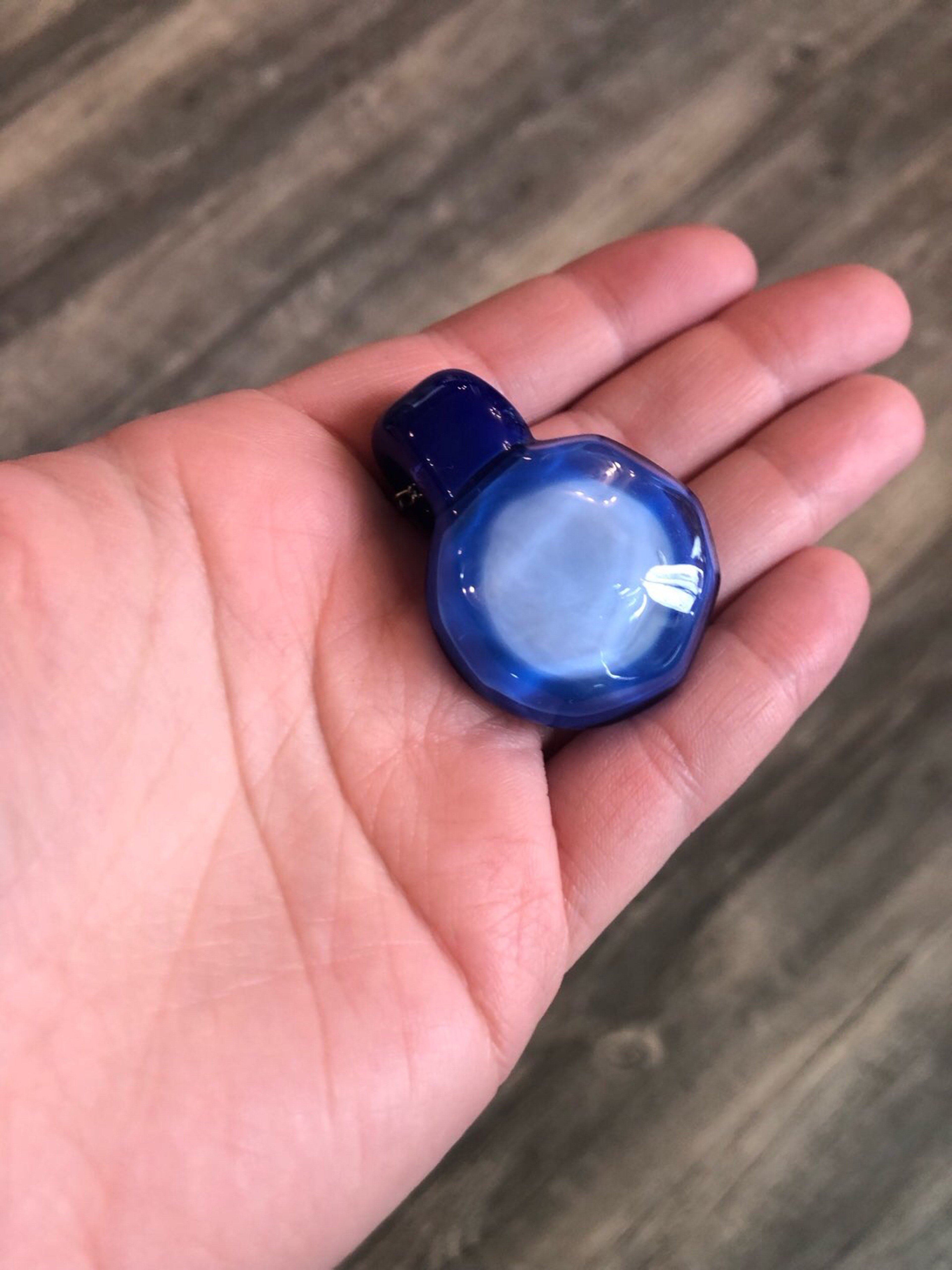 Preview pic of Milky Blue Glass Pendant
