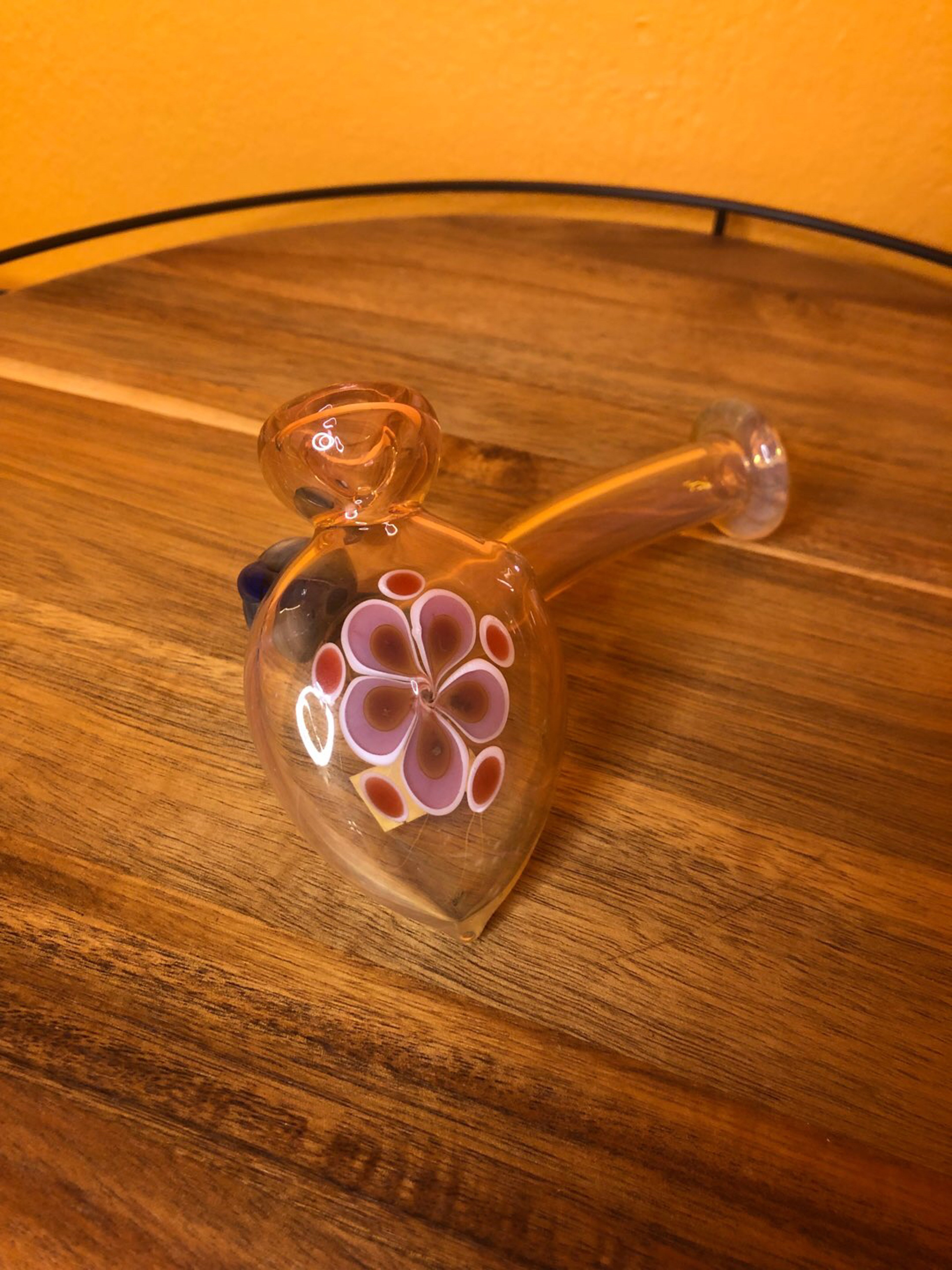 Preview pic of Floral Pink Fume Pipe