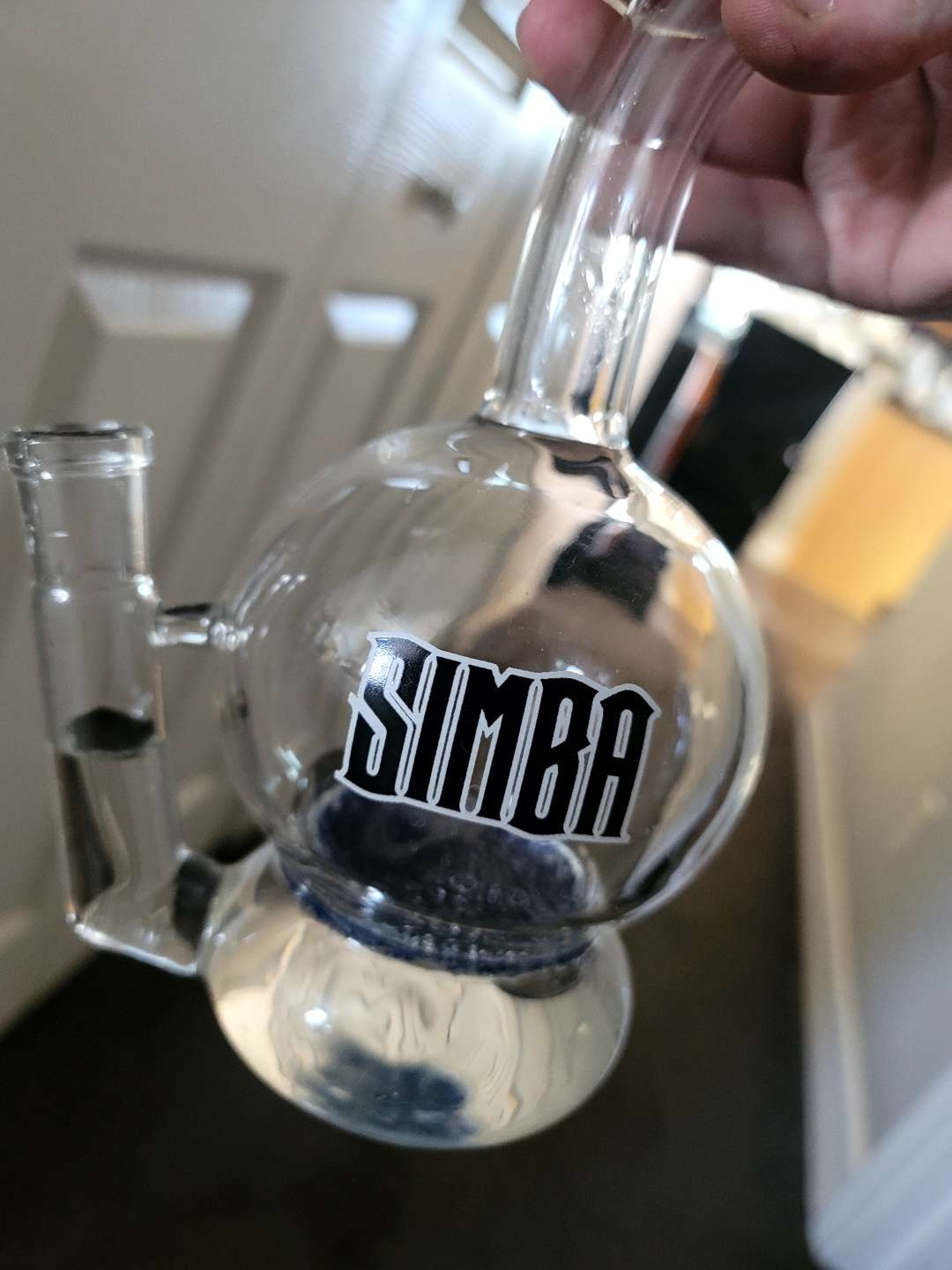Preview pic of Simba 18mm Fishbowl Blue Fritted Disc