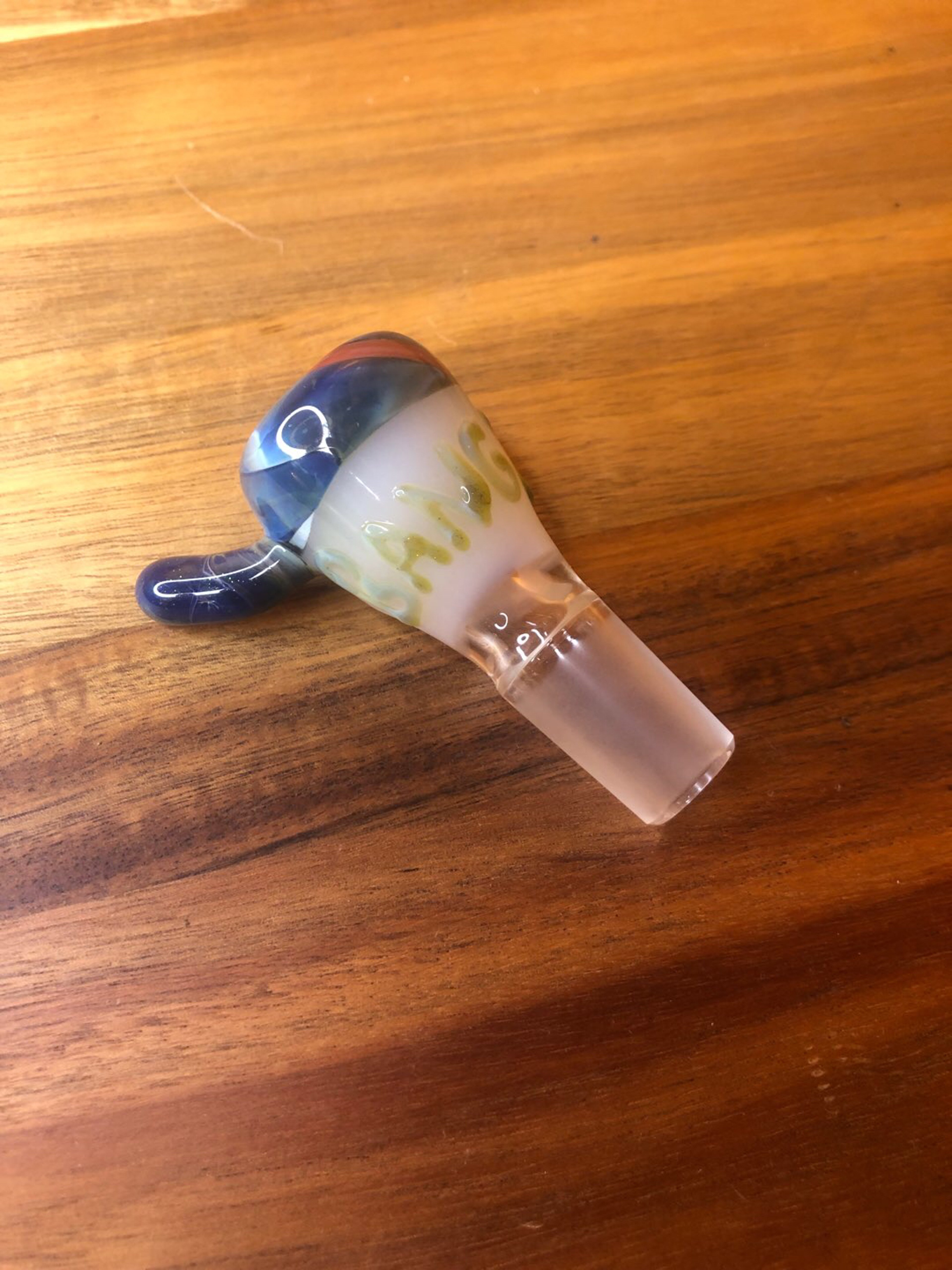 Preview pic of BANG BANG Handblown Glass 18mm Slide Bowl