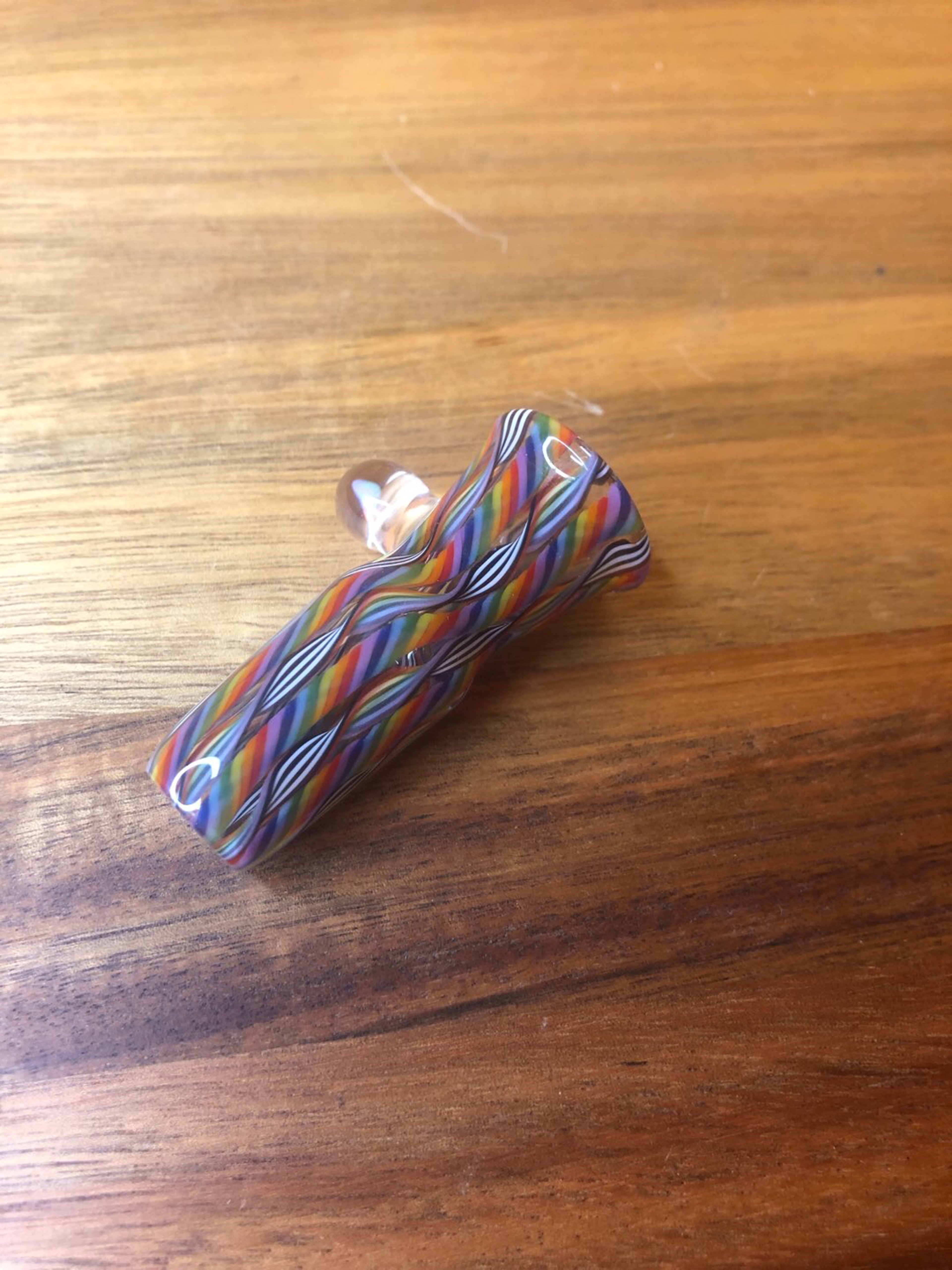 Preview pic of Rainbow Ribbon Twist with Opal 18mm Bowl Slide