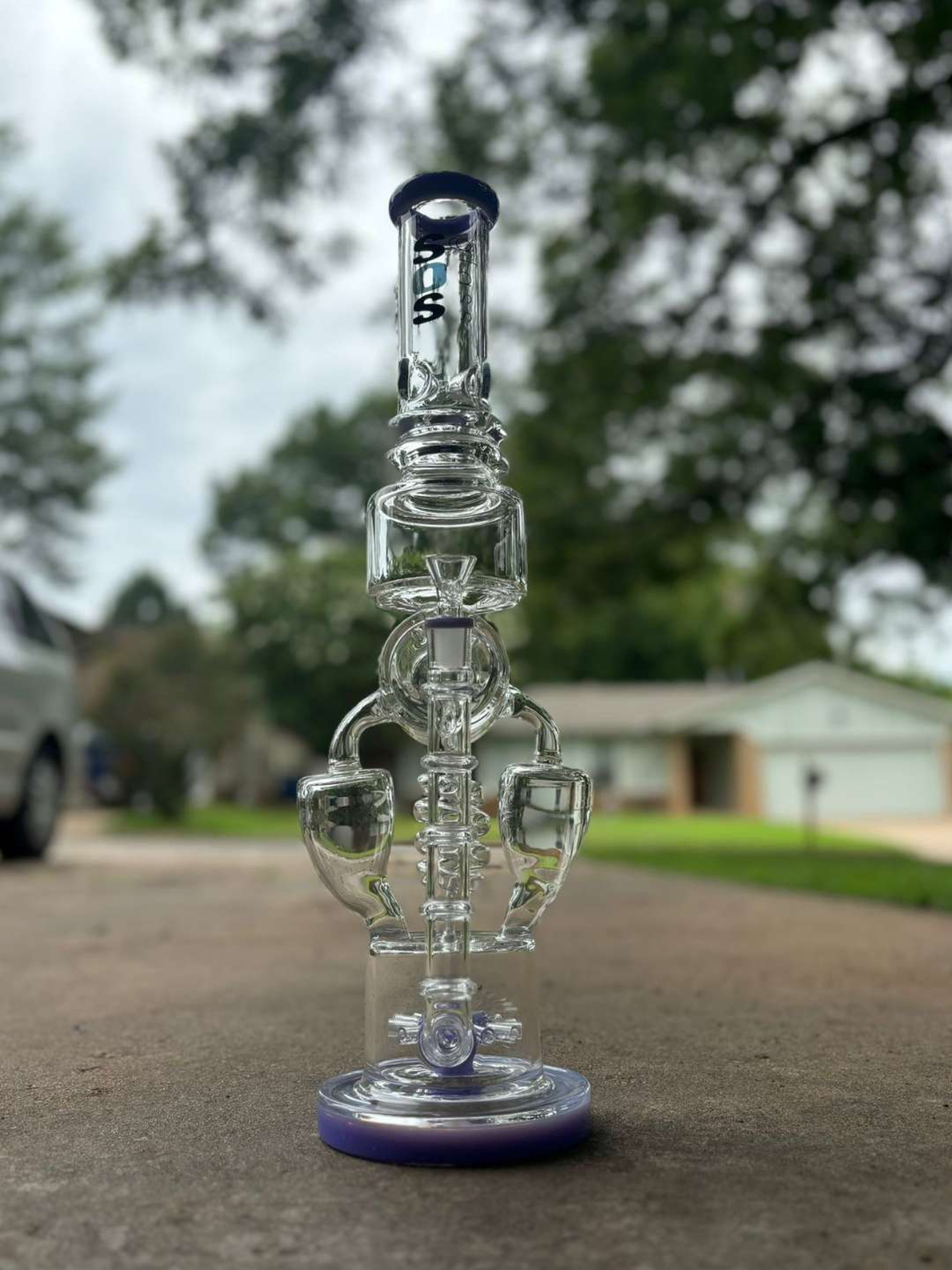 Preview pic of Thick Glass Recycler Tall Rig