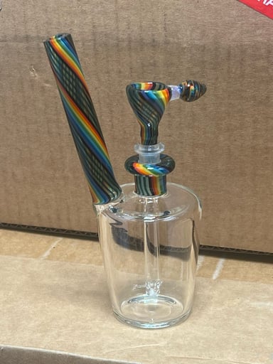 Preview pic of Hula Glass Cup Rig with Slide 10mm Dichro
