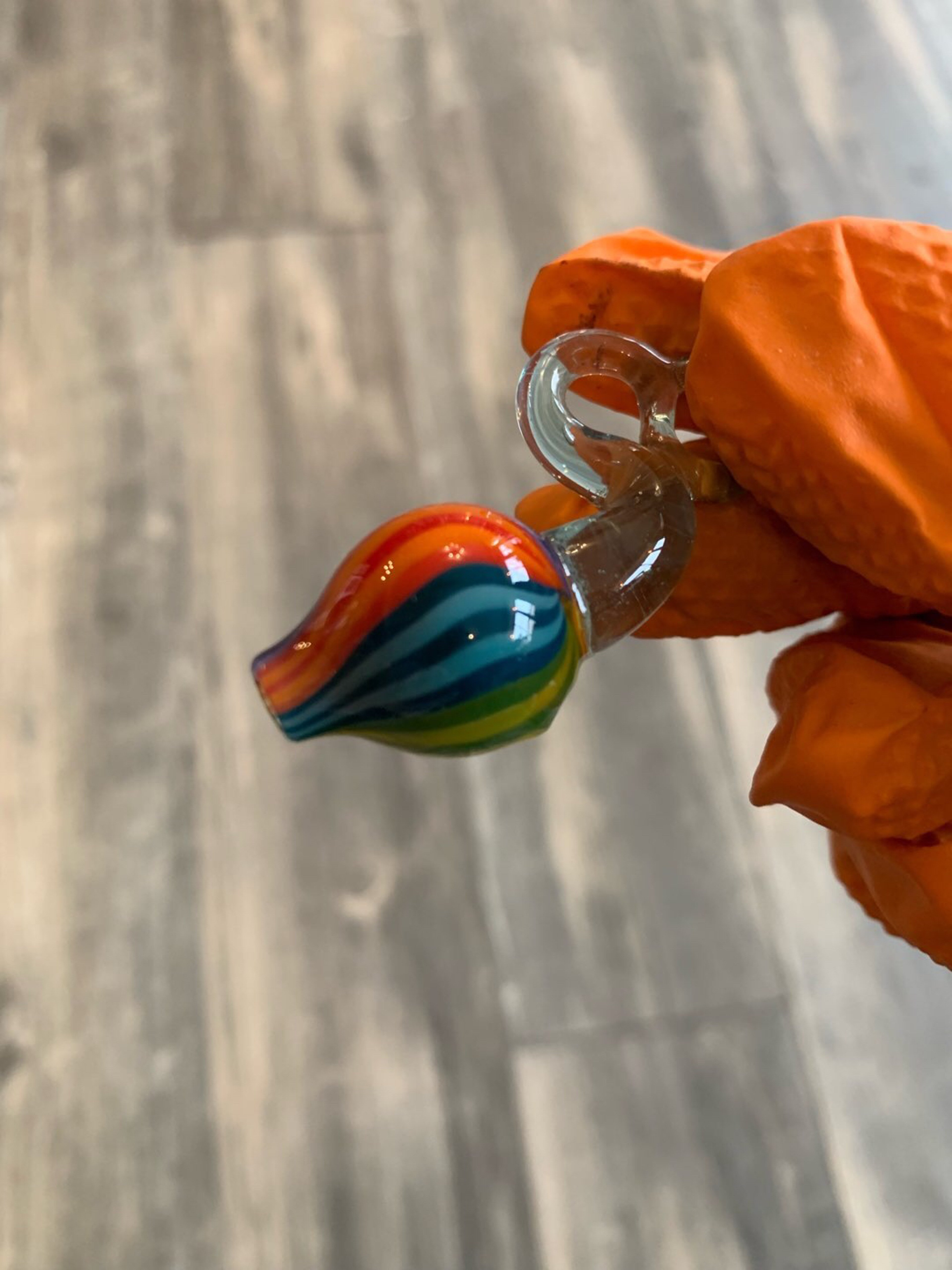 Mini Rainbow Swirl Carb Cap image 0