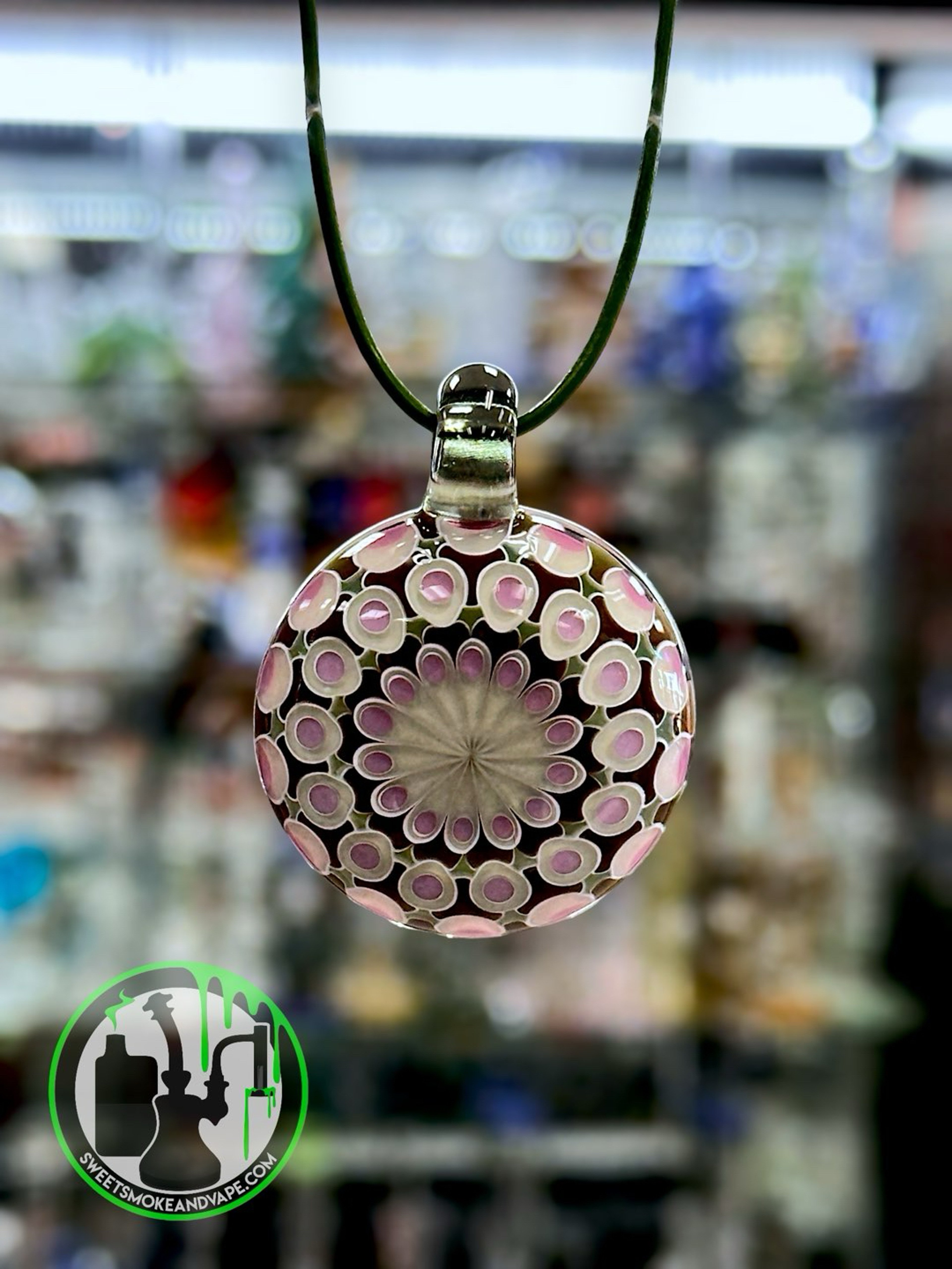 Preview pic of Olour Glass - Dot Stack Pendant