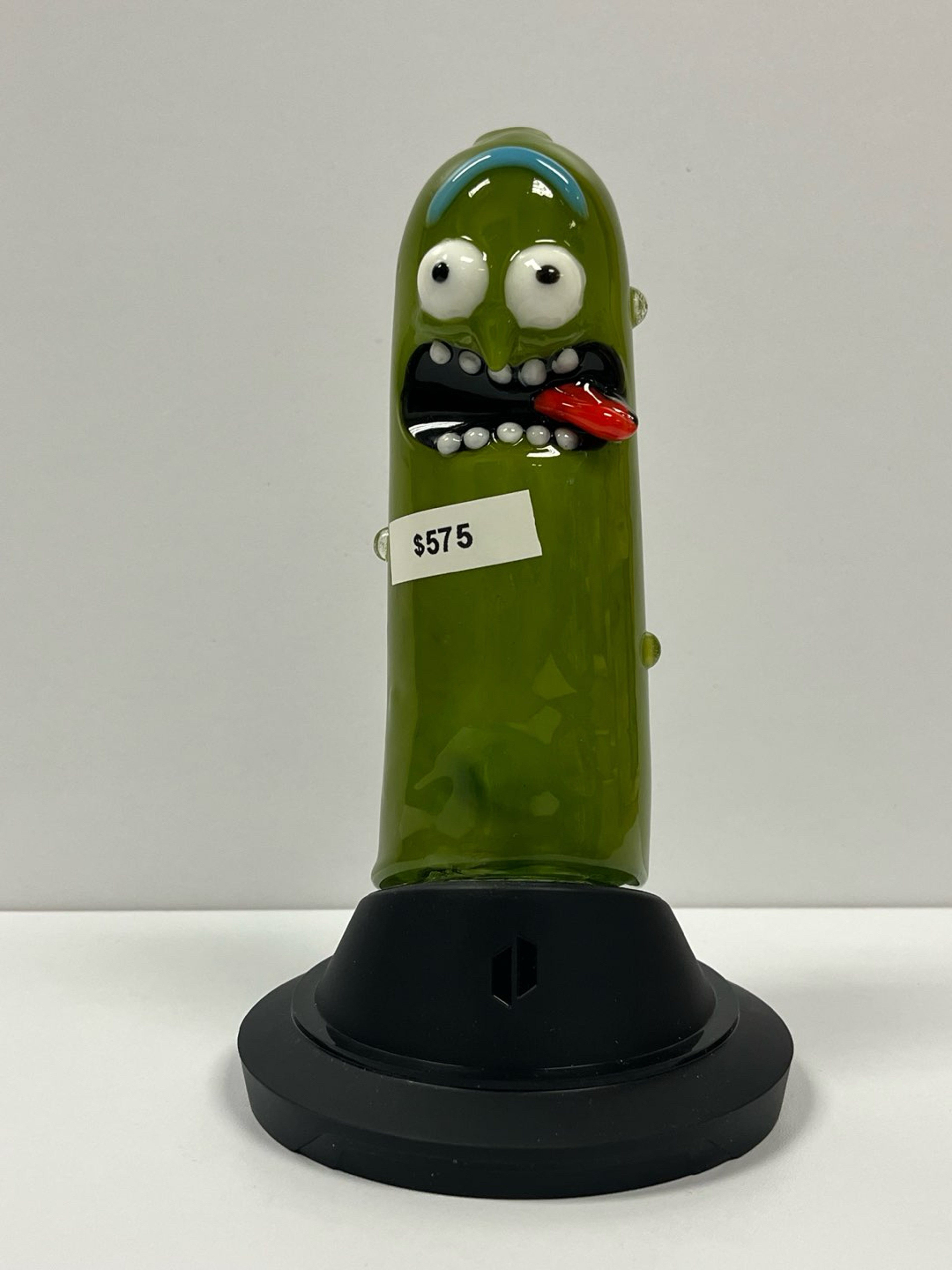 Daniels Glass Art Pickle Rick from Rick and Morty Puffco Peak or Peak Pro top image 0